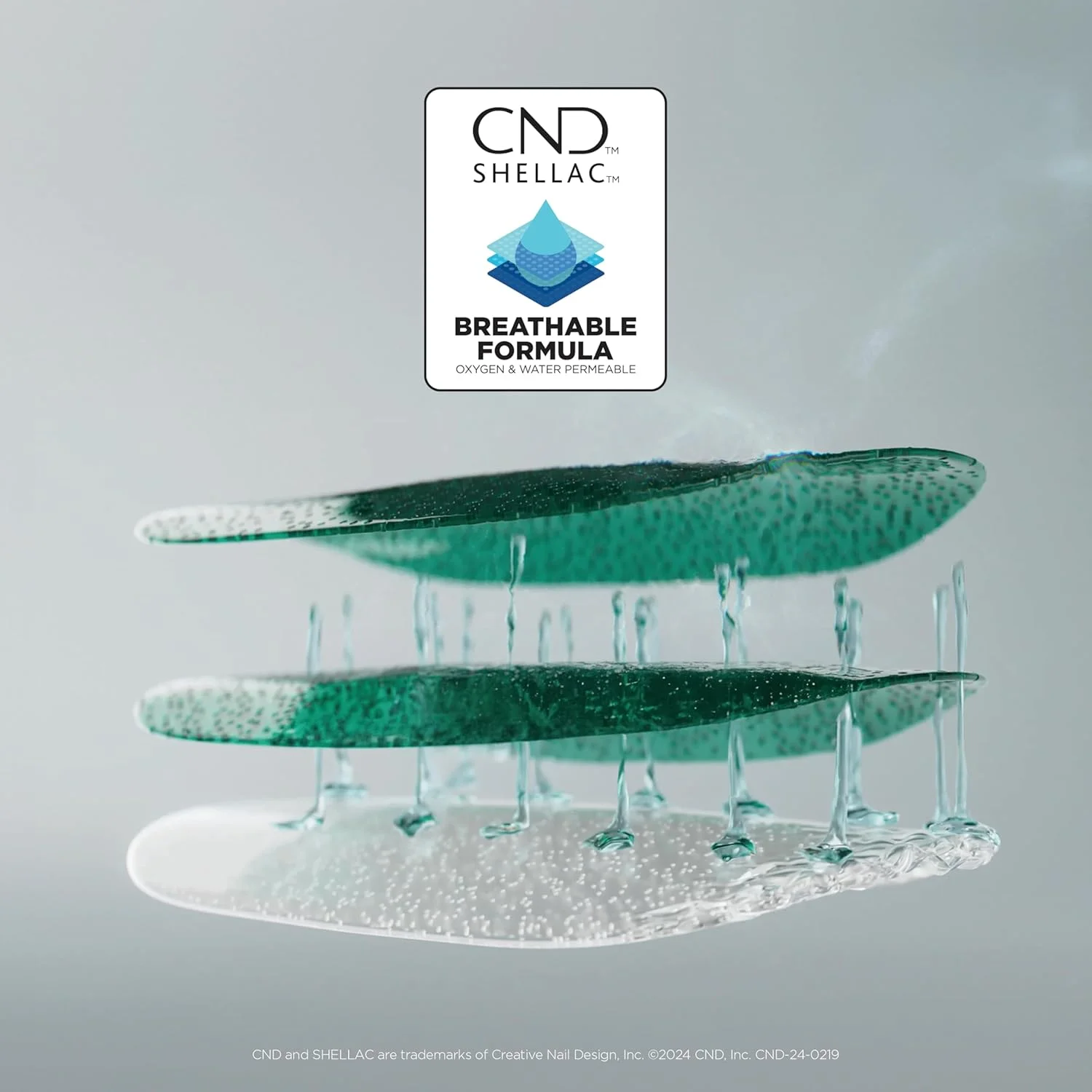 تاپ کت شلاک CND بدون نیاز به دستمال 7.3 میلی لیتر