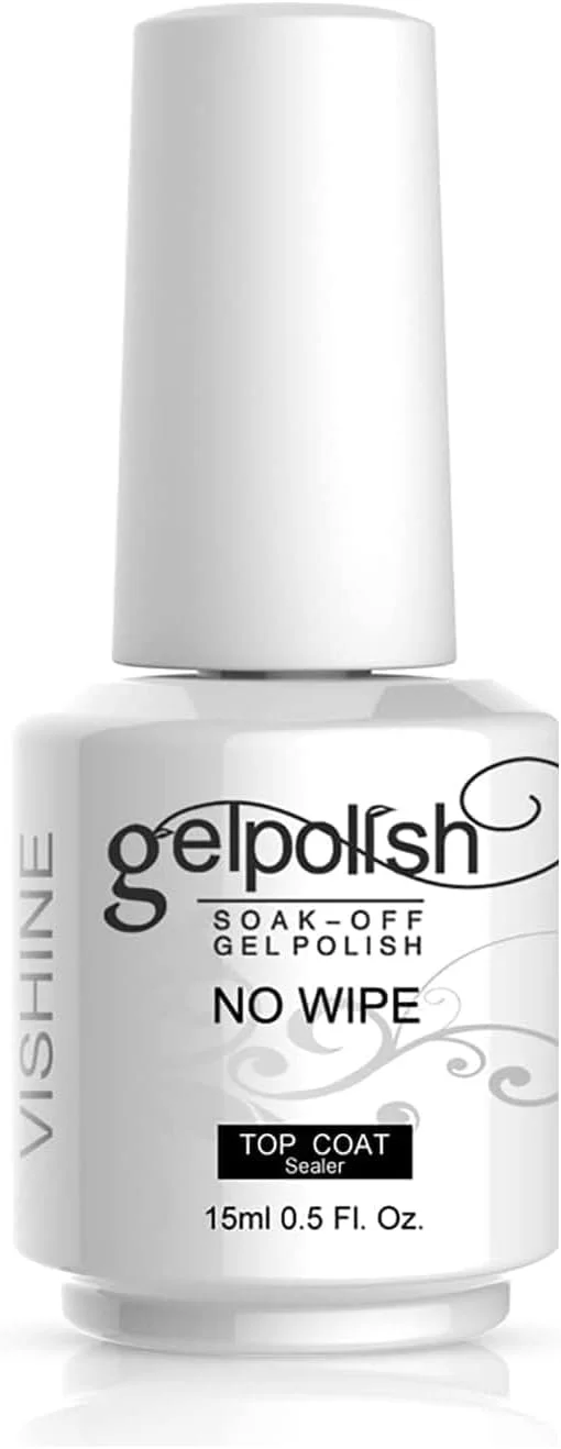 تاپ کت ویشاین - 15 میلی لیتر، لاک ژل تاپ کت بدون نیاز به دستمال، براق کننده با درخشندگی بالا، ماندگاری طولانی، مناسب برای استفاده خانگی و مانیکور حرفه ای تاپ کت ویشاین - 15 میلی لیتر، لاک ژل تاپ کت بدون نیاز به دستمال، براق کننده با درخشندگی بالا، ماندگاری طولانی، مناسب برای استفاده خانگی و مانیکور حرفه ای