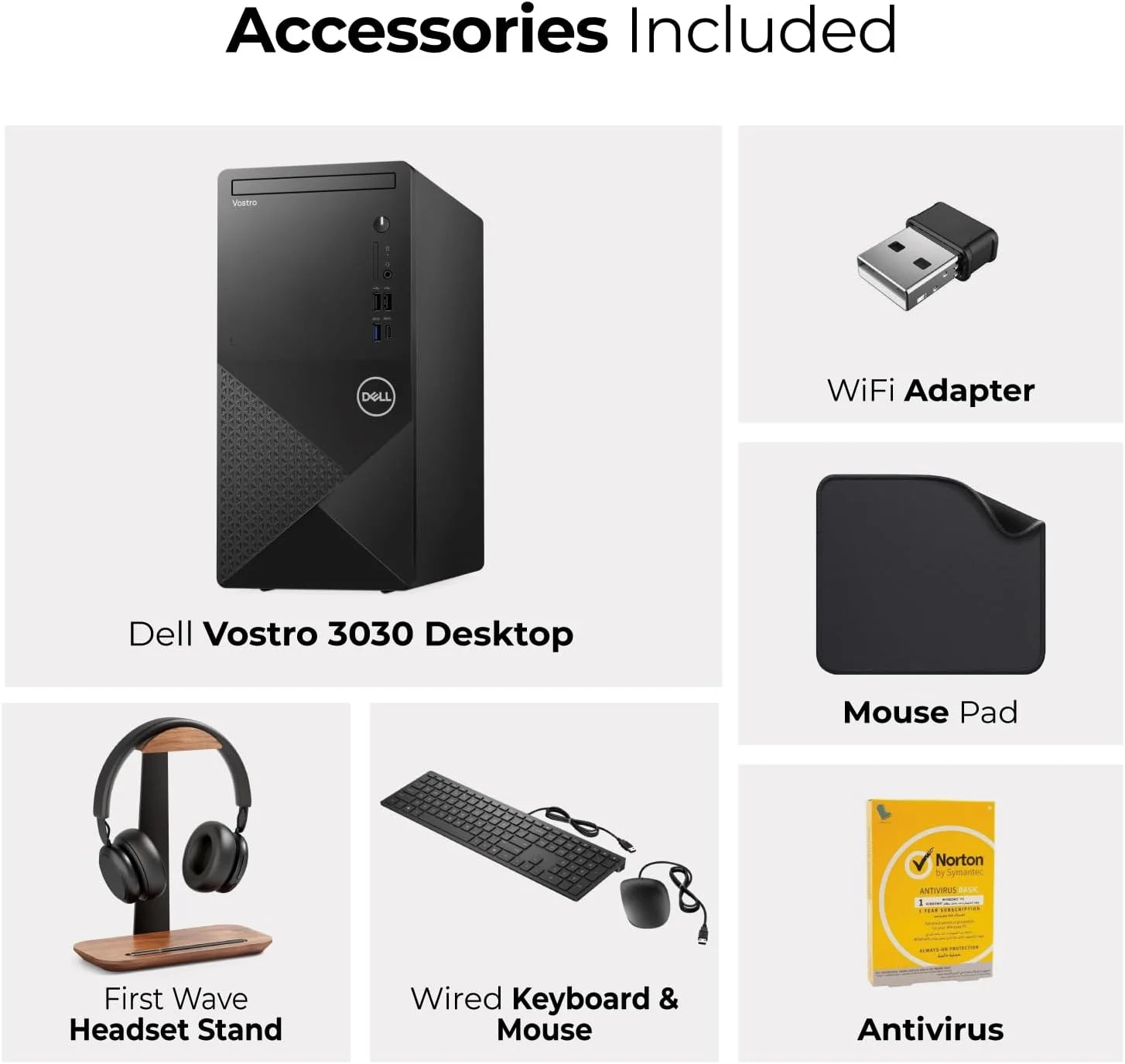 کامپیوتر رومیزی ایستگاه کاری دل 3030، نسل چهاردهم پردازنده اینتل i7-14700، رم 64 گیگابایت، حافظه اس اس دی 1 ترابایت، ویندوز 11 پرو (شامل پایه هدست موج اول + یو اس بی وای فای + ماوس سیمی + کیبورد + ماوس پد + آنتی ویروس)(ارتقا یافته) کامپیوتر رومیزی ایستگاه کاری دل 3030، نسل چهاردهم پردازنده اینتل i7-14700، رم 64 گیگابایت، حافظه اس اس دی 1 ترابایت، ویندوز 11 پرو (شامل پایه هدست موج اول + یو اس بی وای فای + ماوس سیمی + کیبورد + ماوس پد + آنتی ویروس)(ارتقا یافته)