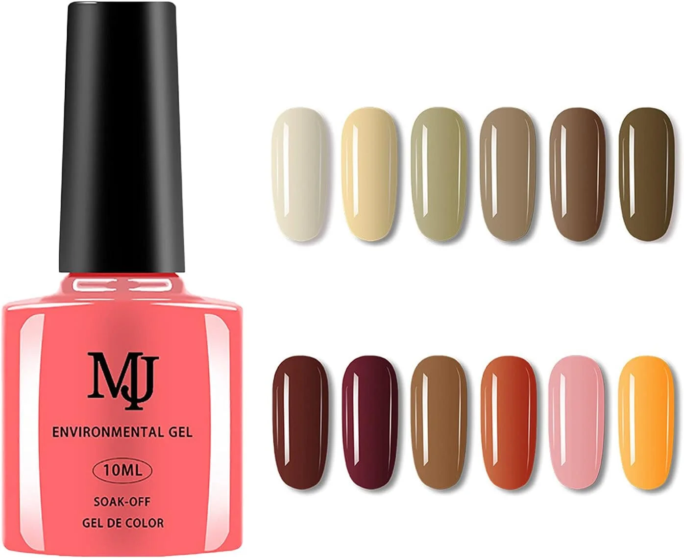 ست لاک ژل براق و ابریشمی، بدون نیاز به پد، پایه ژل سازگار با محیط زیست، 10 میلی لیتر در هر بطری (بسته 12 عددی)، کیت اسطوخودوس (A، تک سایز) ست لاک ژل براق و ابریشمی، بدون نیاز به پد، پایه ژل سازگار با محیط زیست، 10 میلی لیتر در هر بطری (بسته 12 عددی)، کیت اسطوخودوس (A، تک سایز)