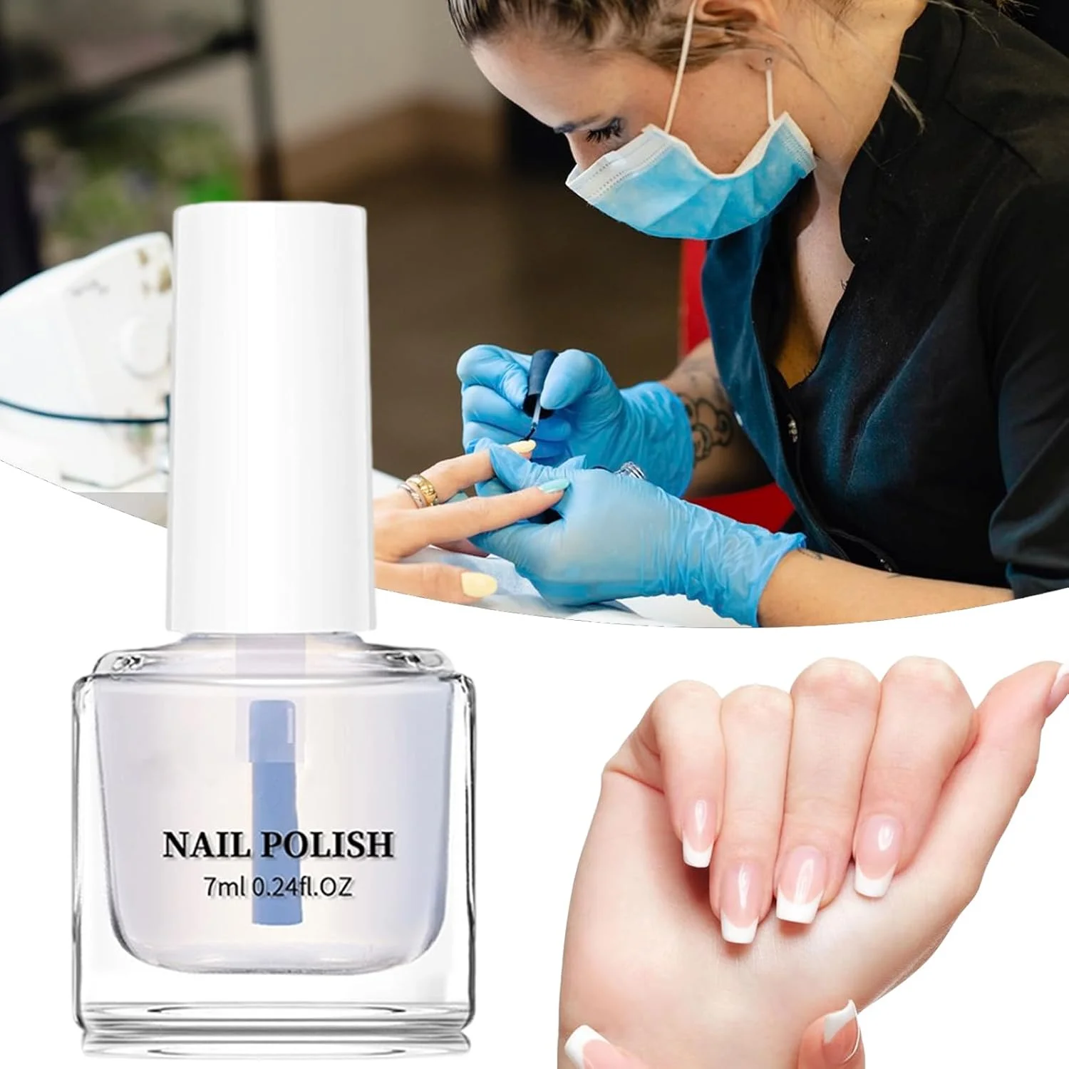 لاک ژل ناخن | پوشش بادوام 7 میلی لیتری | لاک ناخن رویه، برای زیبایی شخصی، سبک زندگی، مانیکور روزانه، روتین خانگی، مد