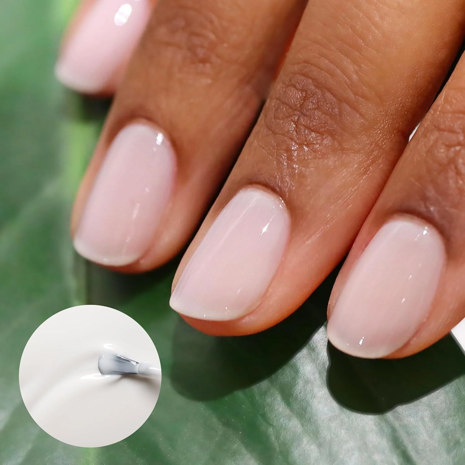 لاک ناخن شیری سفید گرین Manucurist - لاک ناخن سفید شفاف - 9-Free، وگان و گیاهی - مانیکور - ساخت فرانسه - 0.5 fl oz