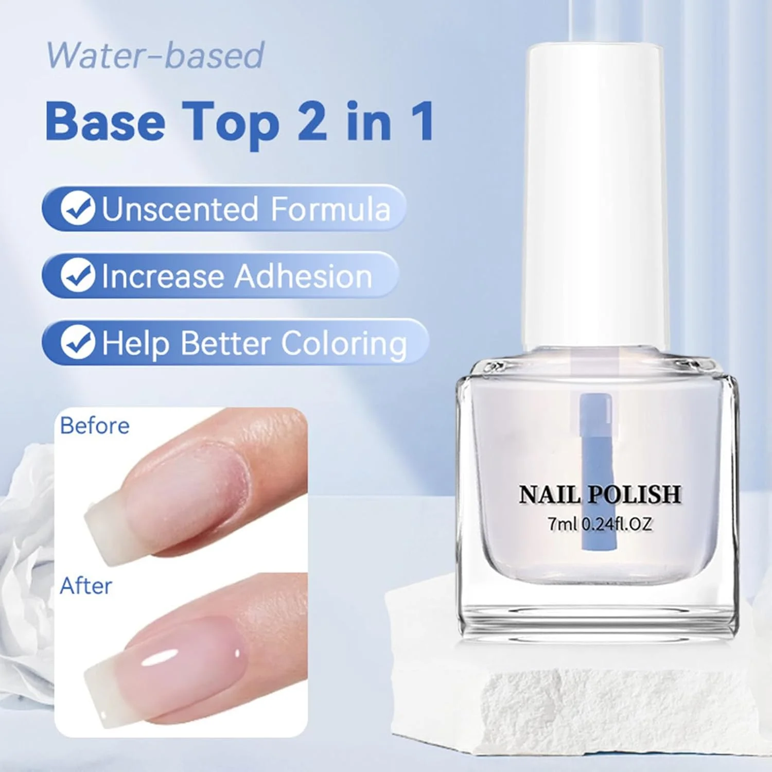 لاک ژل | پوشش بادوام 7 میلی لیتری | لاک ناخن، برای مانیکور خانگی، روتین شخصی، زیبایی، مد