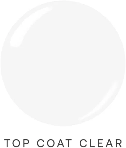 لاک ناخن قابل تنفس 786 Cosmetics - لاک ناخن وگان، بدون تست حیوانی، سالم، لاک ناخن حلال، لاک ناخن خشک شونده سریع (تاپ کت شفاف)