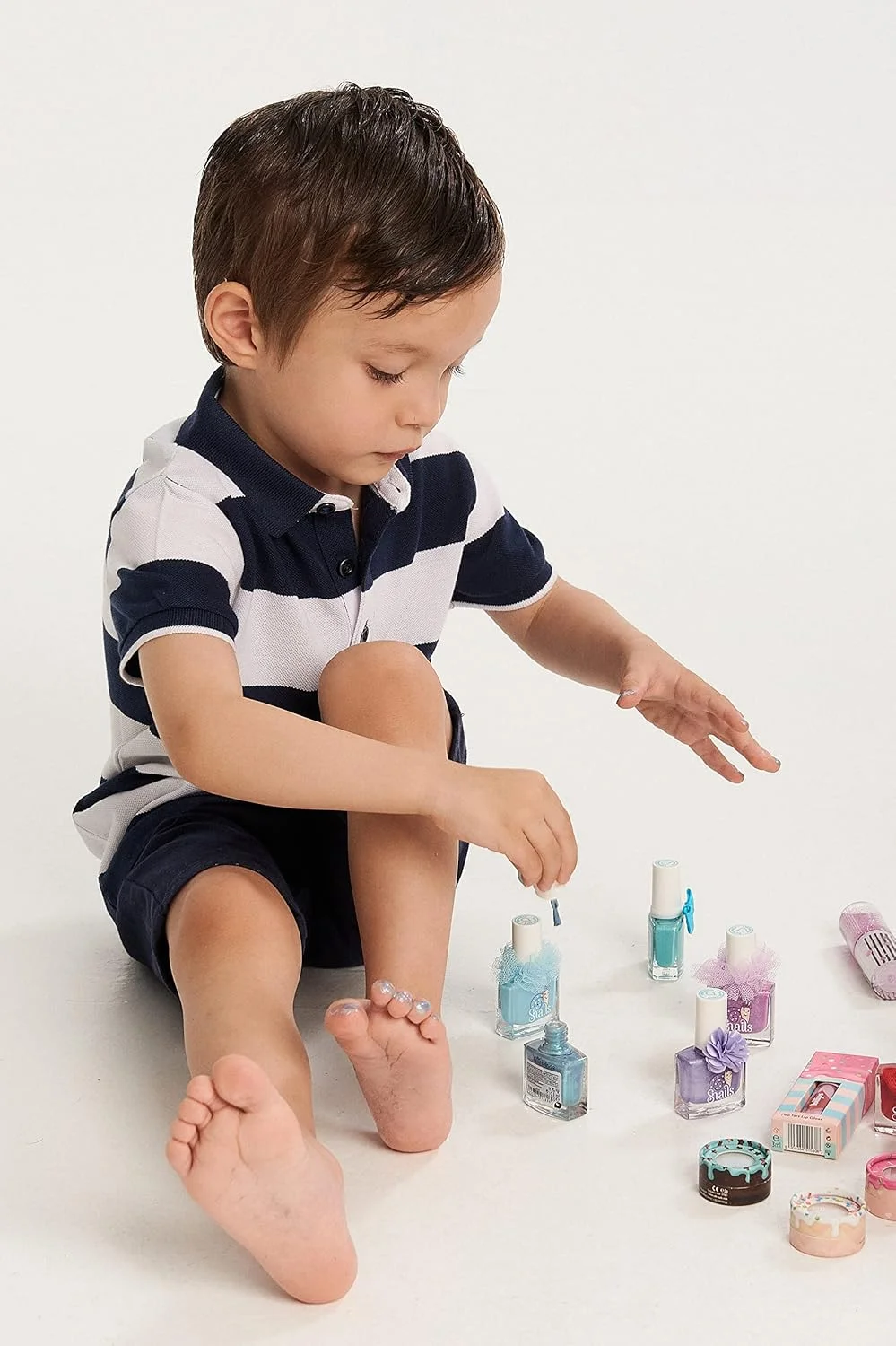 لاک ناخن کودک اسنیلز مدل 510507، تاپ کت، طبیعی، پایه آب، قابل شستشو، بی ضرر، وگان