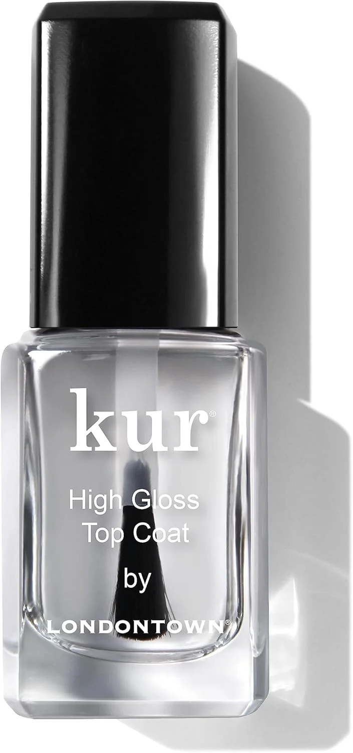 لاک ناخن براق کننده و درخشان LONDONTOWN، ماندگاری طولانی، فرمول گیاهی/بدون تست حیوانی و بدون گلوتن، 12 میلی لیتر