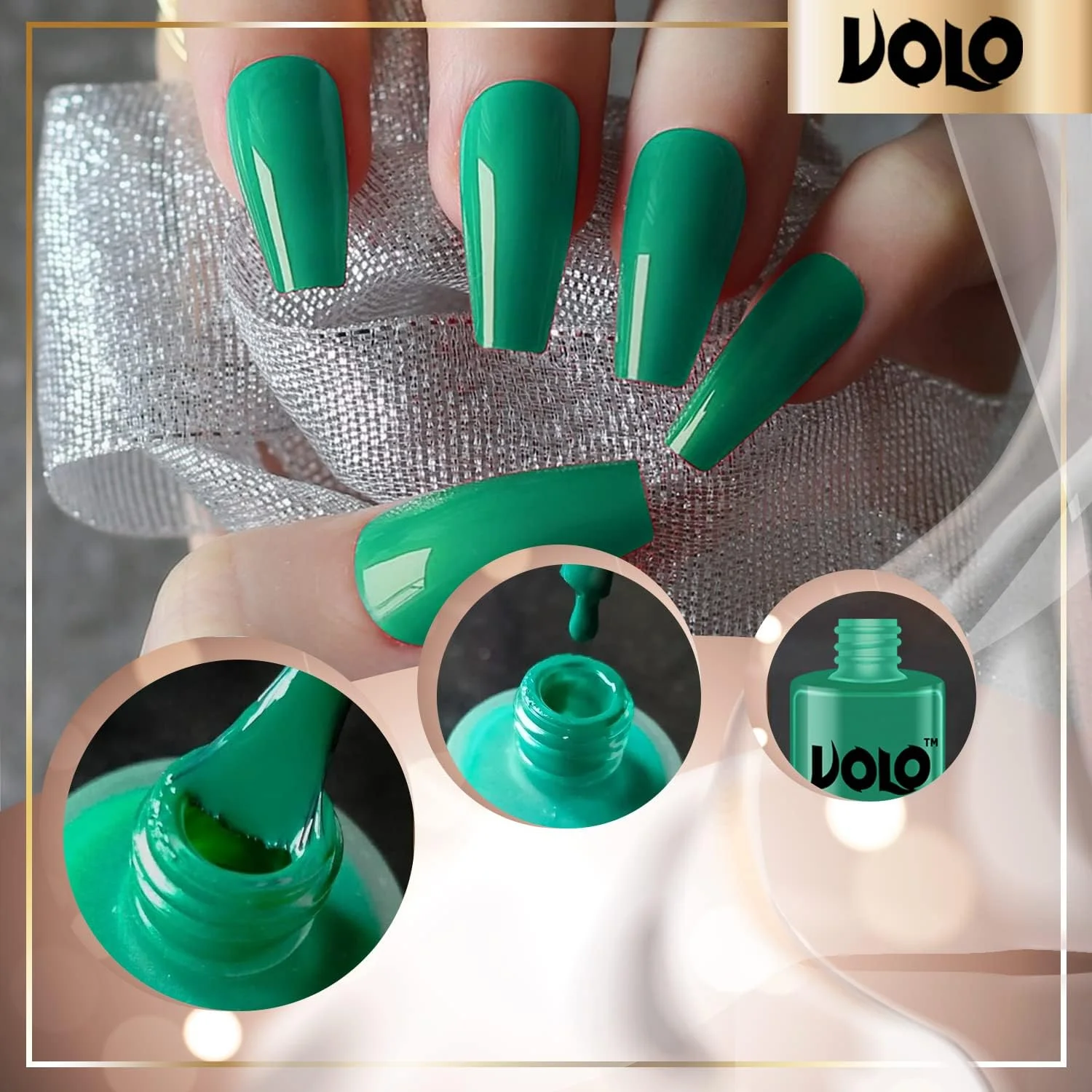 لاک ناخن براق و بادوام ولو شاین اکسپرت، 9.9 میلی لیتر، بسته 4 عددی (قرمز تیره، مشکی، صورتی روشن، لایه رویی براق کننده)