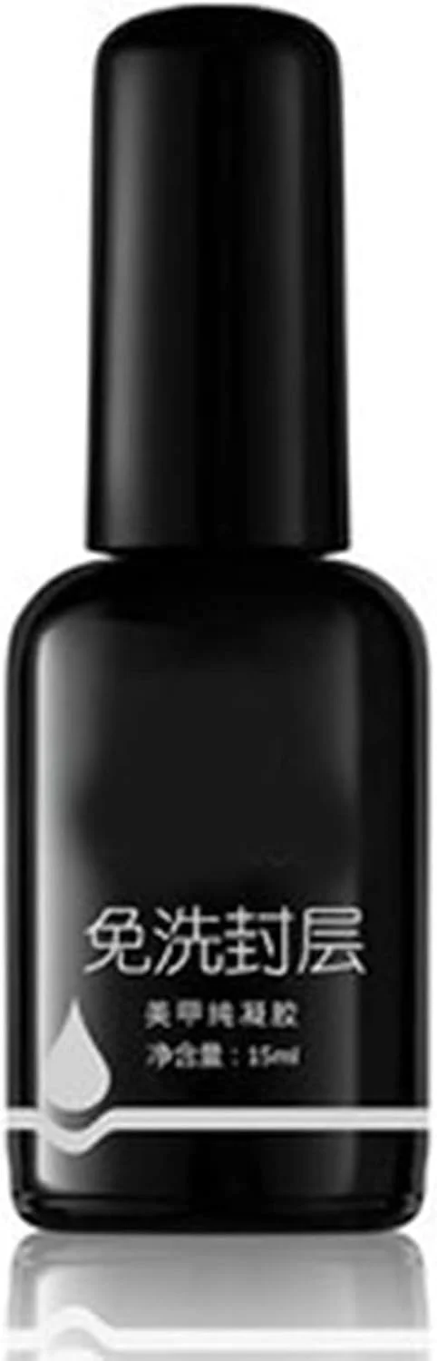 لاک تاپ کت ناخن، تاپ کت ژل براق با درخشش بالا، لاک جهانی قابل جابجایی برای محافظت از لاک ژل 15 میلی لیتر