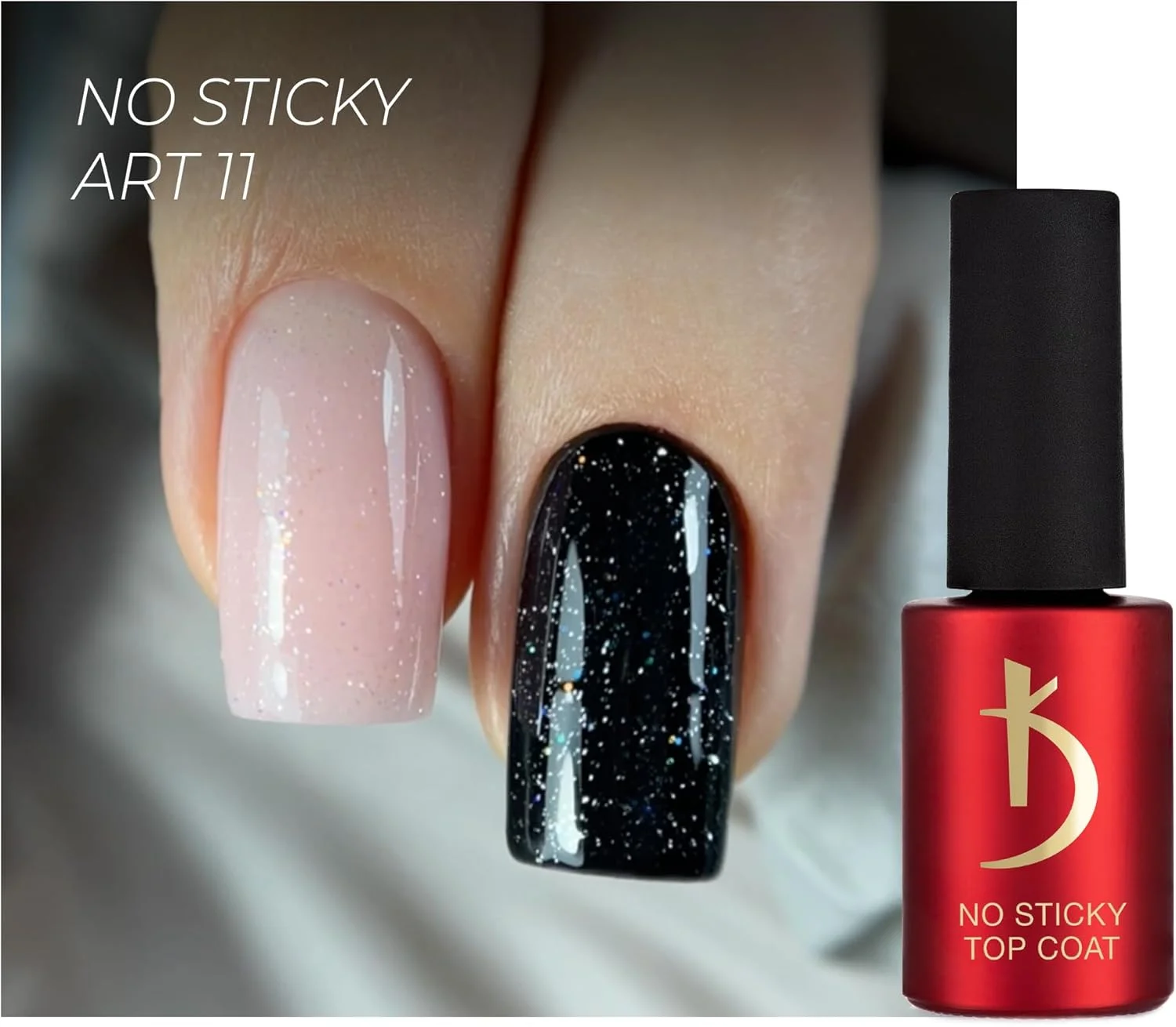 تاپ کت ژل UV حرفه ای - تاپ کت بدون اثر - درخشش - 7 میلی لیتر - تاپ کت ناخن - لاک ناخن - ناخن های ژلی - UV LED - لاک ژل براق