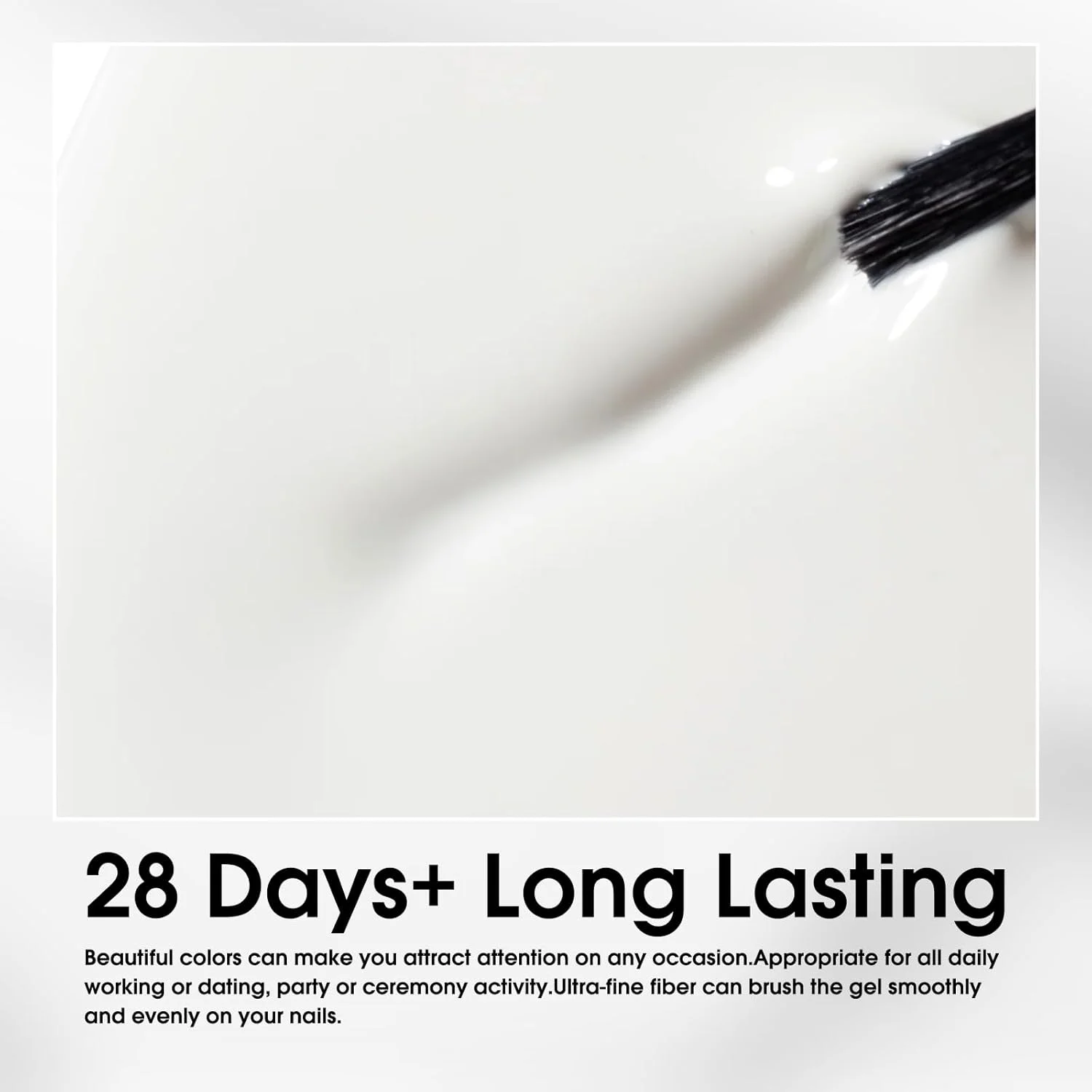 لاک ژل ناخن ونالیزا، 1 عدد، رنگ سفید، ماندگاری طولانی، خشک شدن با UV LED، مناسب برای مانیکور سالنی و استفاده شخصی