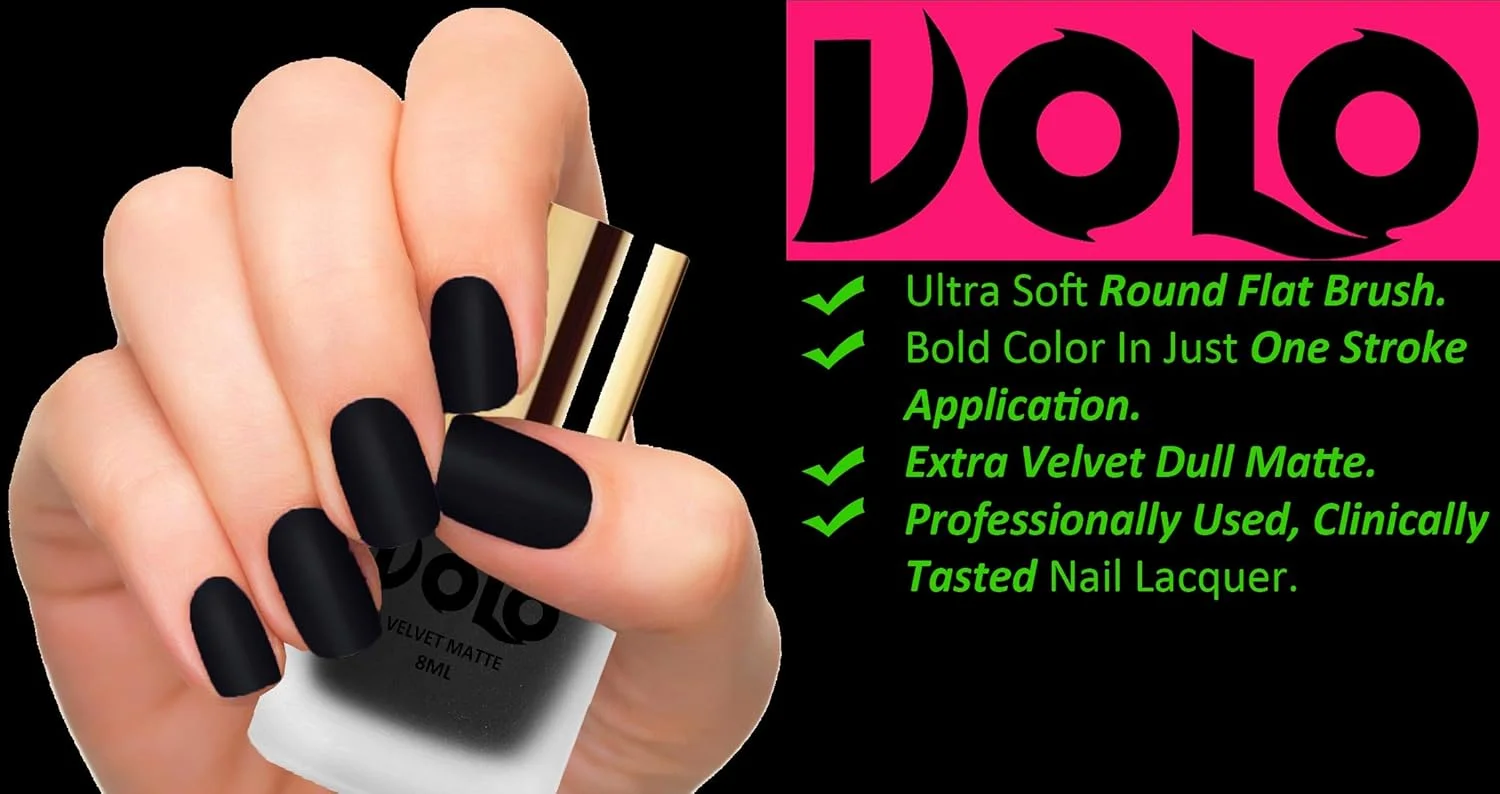 لاک ناخن ولو مخملی مات با رنگ های جسورانه - فروش عمده