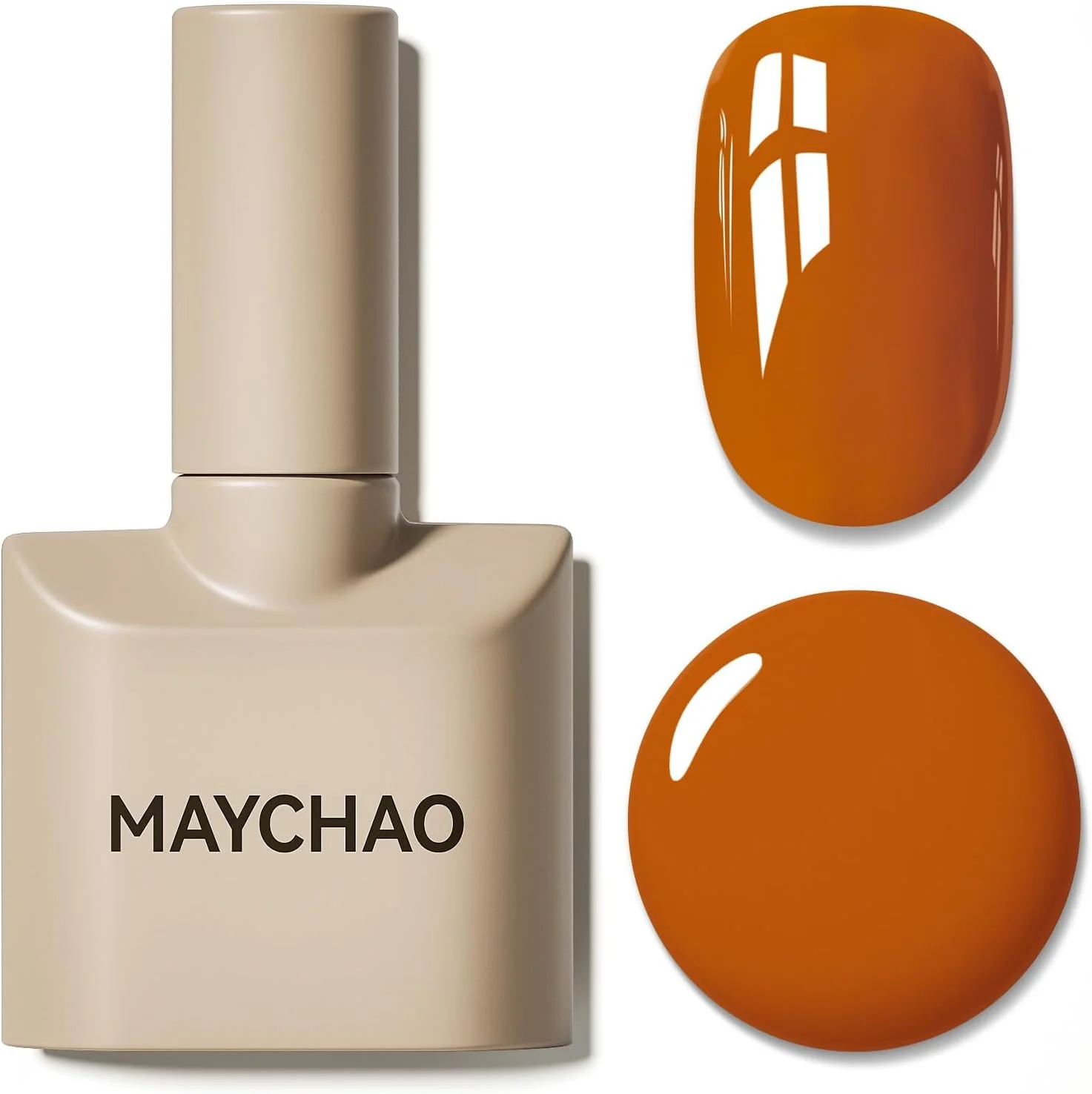 لاک ژل ناخن 15 میلی لیتری مایچائو، 1 عدد، لاک ژل پاییزی کدو تنبل، لاک ژل نارنجی UV LED، هنر ناخن، مانیکور مبتدی سالن DIY در خانه، 15 میلی لیتر