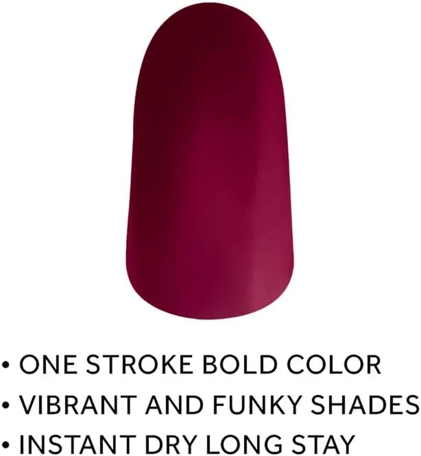 لاک ناخن Elle 18 Nail Pops، رنگ 164، روکش مات و براق، 5 میلی لیتر