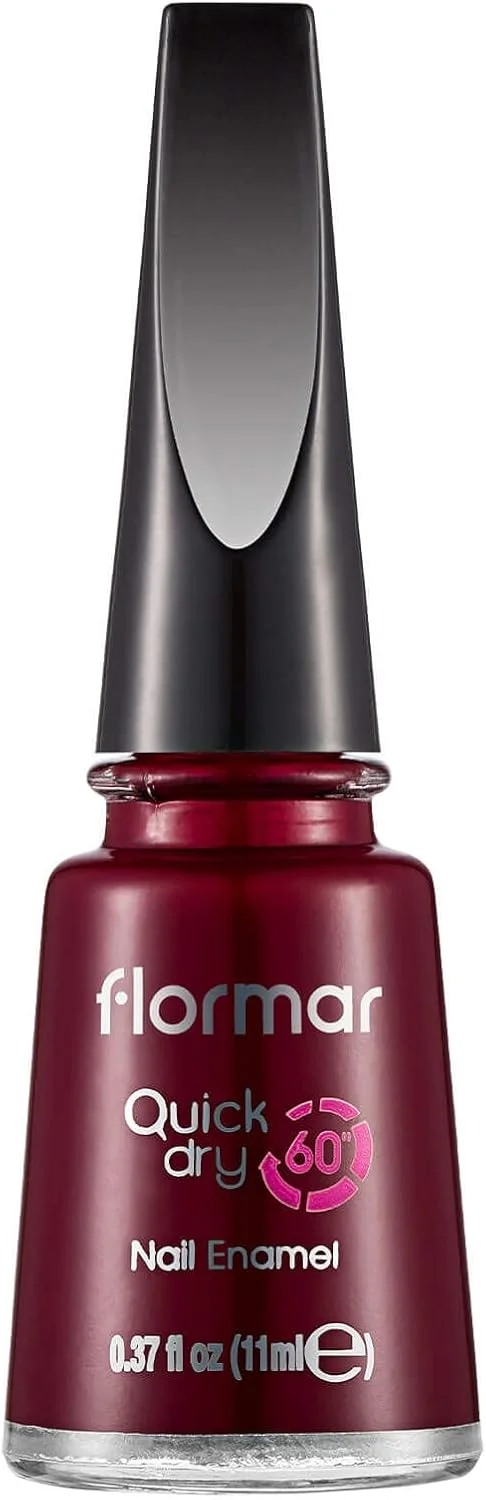 لاک ناخن خشک‌شونده سریع فلورمار، QD22 مخمل قرمز، ۱۱ میلی‌لیتر