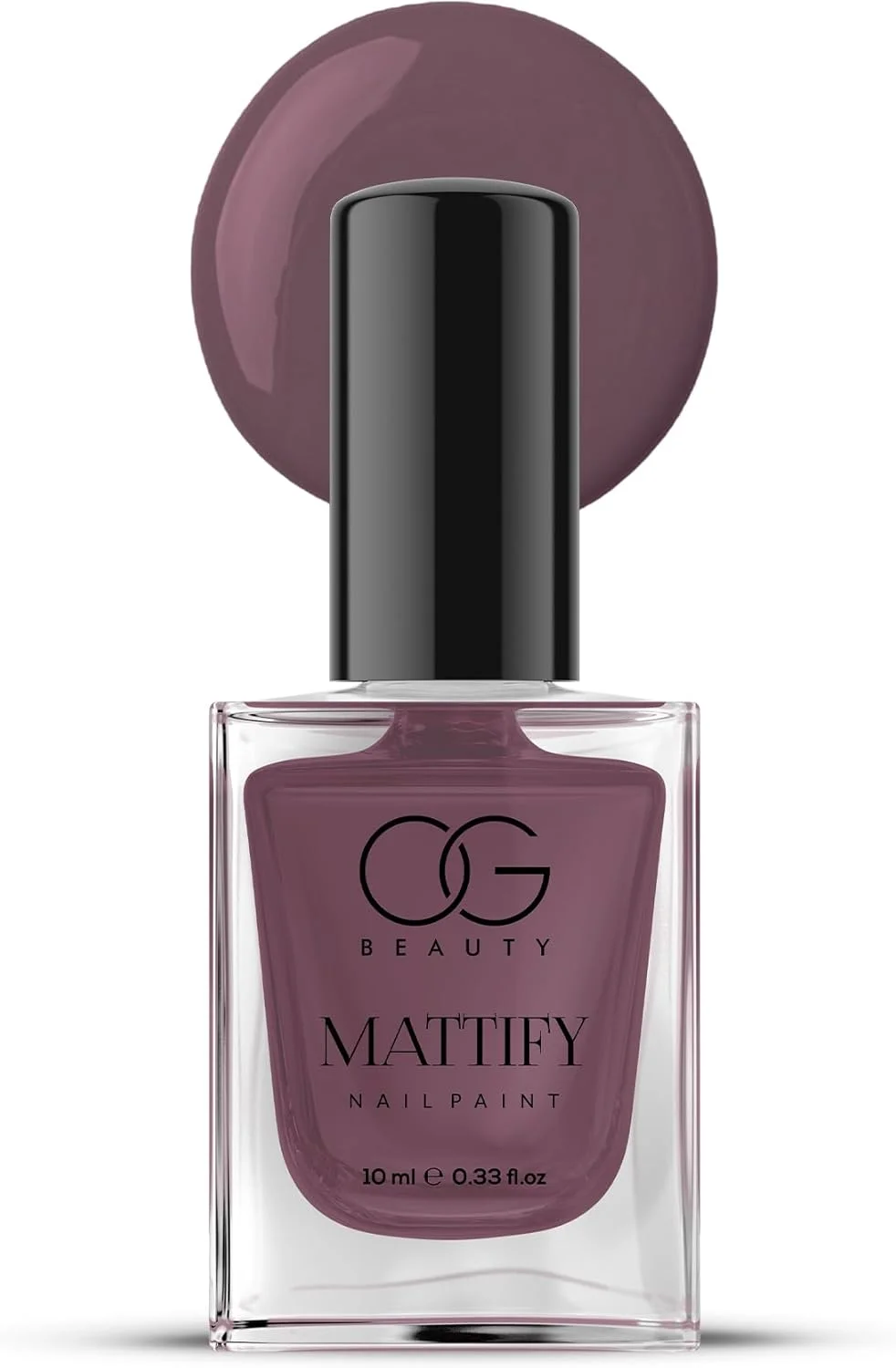 لاک ناخن مات OG BEAUTY - فانتزی سرخابی (10 میلی لیتر) | رنگ مات غنی، فرمول خشک شدن سریع