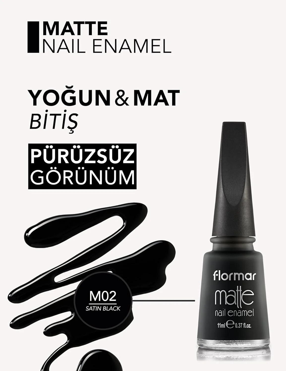 لاک ناخن مات فلورمار شماره 02