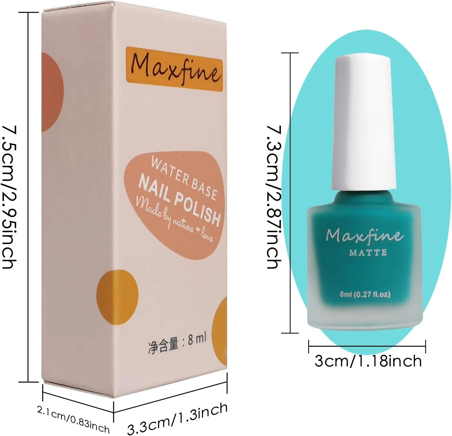 ست لاک ناخن مات 6 رنگ، لاک ژل مخملی مات با جلوه مه، هنر ناخن مخملی ضد آب با ماندگاری طولانی 8 میلی لیتر/بطری - #C