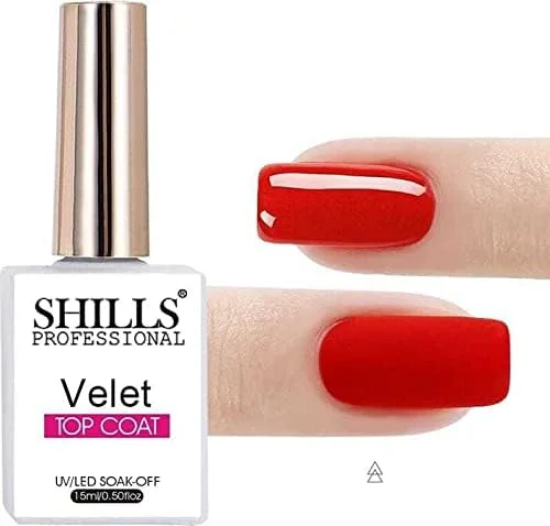 لاک ژل تاپ کت مخملی UV/LED شیلز پروفشنال، شفاف، 15 میلی لیتر لاک ژل تاپ کت مخملی UV/LED شیلز پروفشنال، شفاف، 15 میلی لیتر