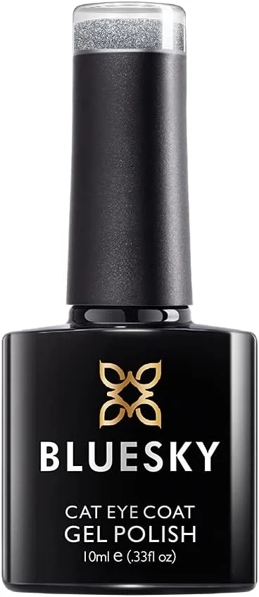 لاک ژل چشم گربه ای 5D بلواسکای، طراحی ناخن مغناطیسی، رنگ آبی براق مدل Royal Road SW05، حجم 10 میلی لیتر