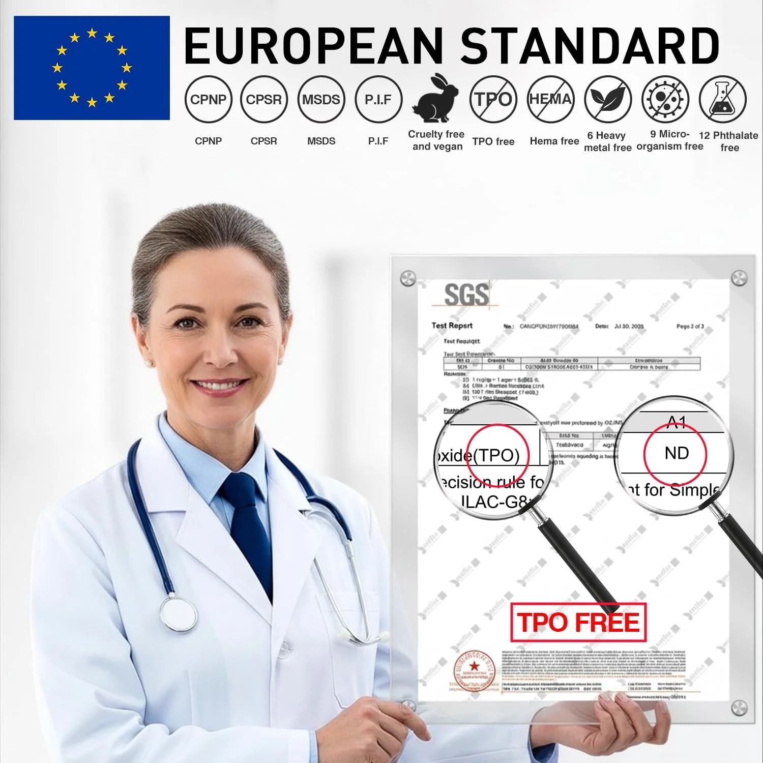 لاک ژل نیمه دائم بدون هما بیوتیلاکس، بدون TPO، 6 رنگ، ژل UV نیمه دائم، کیت خیساندن ژل UV، 10 میلی لیتر (SU25-01) لاک ژل نیمه دائم بدون هما بیوتیلاکس، بدون TPO، 6 رنگ، ژل UV نیمه دائم، کیت خیساندن ژل UV، 10 میلی لیتر (SU25-01)