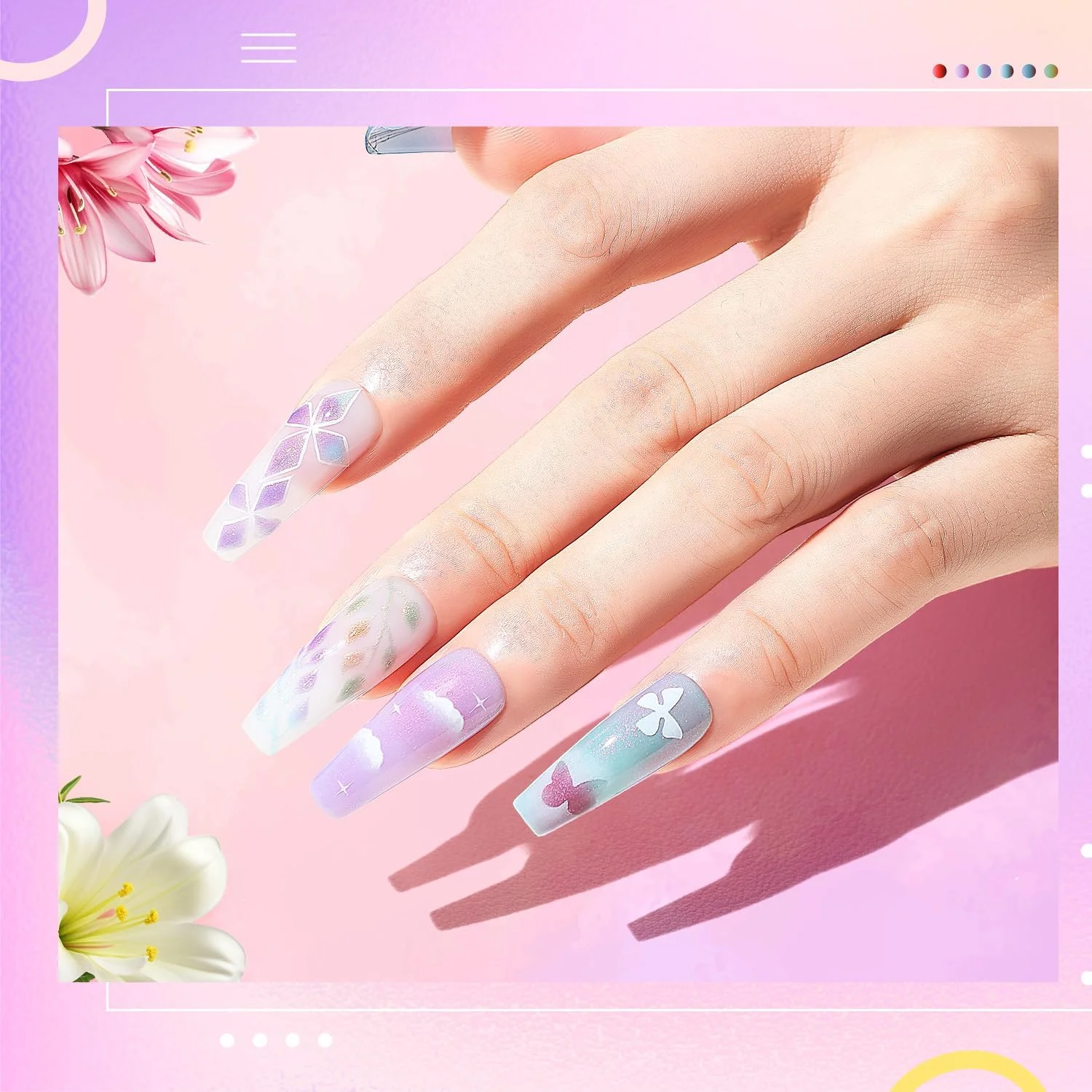 ست لاک ژل حرارتی آیملی، لاک ژل های رنگی متغیر براق، مناسب برای طراحی ناخن در سالن و خانه، استفاده آسان 10 میلی لیتر - کیت هدیه 66 ست لاک ژل حرارتی آیملی، لاک ژل های رنگی متغیر براق، مناسب برای طراحی ناخن در سالن و خانه، استفاده آسان 10 میلی لیتر - کیت هدیه 66