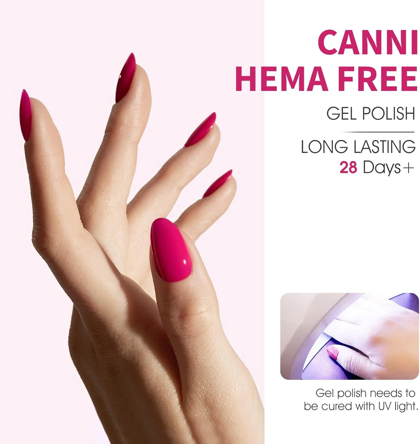 ست لاک ژل 9 میلی لیتری CANNI بدون Hema - ست 6 عددی لاک ژل سفید، مشکی، زرشکی، قرمز، بنفش و رنگ های خنثی، کیت مانیکور لاک ژل LED، مناسب استفاده خانگی و هدیه سالن برای خانم ها و دختران ست لاک ژل 9 میلی لیتری CANNI بدون Hema - ست 6 عددی لاک ژل سفید، مشکی، زرشکی، قرمز، بنفش و رنگ های خنثی، کیت مانیکور لاک ژل LED، مناسب استفاده خانگی و هدیه سالن برای خانم ها و دختران