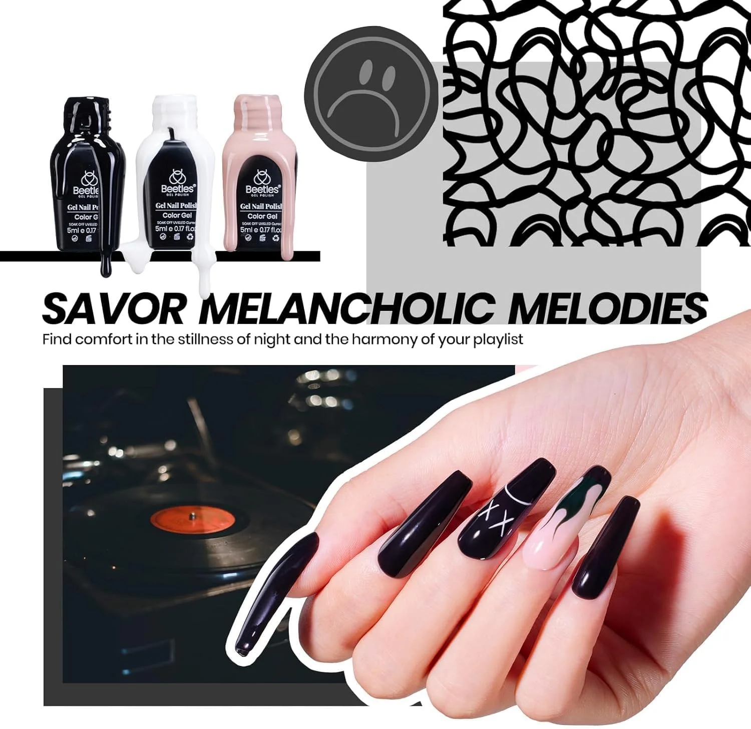 ست لاک ژل ناخن بیتلز با دستگاه یو وی، 69 تکه، طیف احساسی، 35 رنگ لاک ژل با بیس کت و تاپ کت مات و براق، ست کامل مانیکور برای تمام فصول، هدیه برای خانم ها ست لاک ژل ناخن بیتلز با دستگاه یو وی، 69 تکه، طیف احساسی، 35 رنگ لاک ژل با بیس کت و تاپ کت مات و براق، ست کامل مانیکور برای تمام فصول، هدیه برای خانم ها