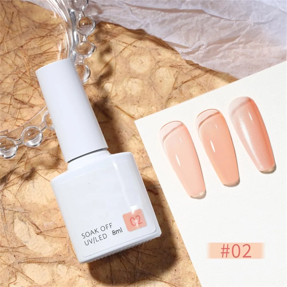 ست لاک ناخن، ژلی ژل مانیکور Azonee، ست لاک ژل، 4 عدد ژل فرانسوی شفاف، 8 میلی لیتر، کیت لاک ژل شیشه ای Soak Off، لاک ناخن ژل چشم گربه ای، لاک ژل Nude ست لاک ناخن، ژلی ژل مانیکور Azonee، ست لاک ژل، 4 عدد ژل فرانسوی شفاف، 8 میلی لیتر، کیت لاک ژل شیشه ای Soak Off، لاک ناخن ژل چشم گربه ای، لاک ژل Nude