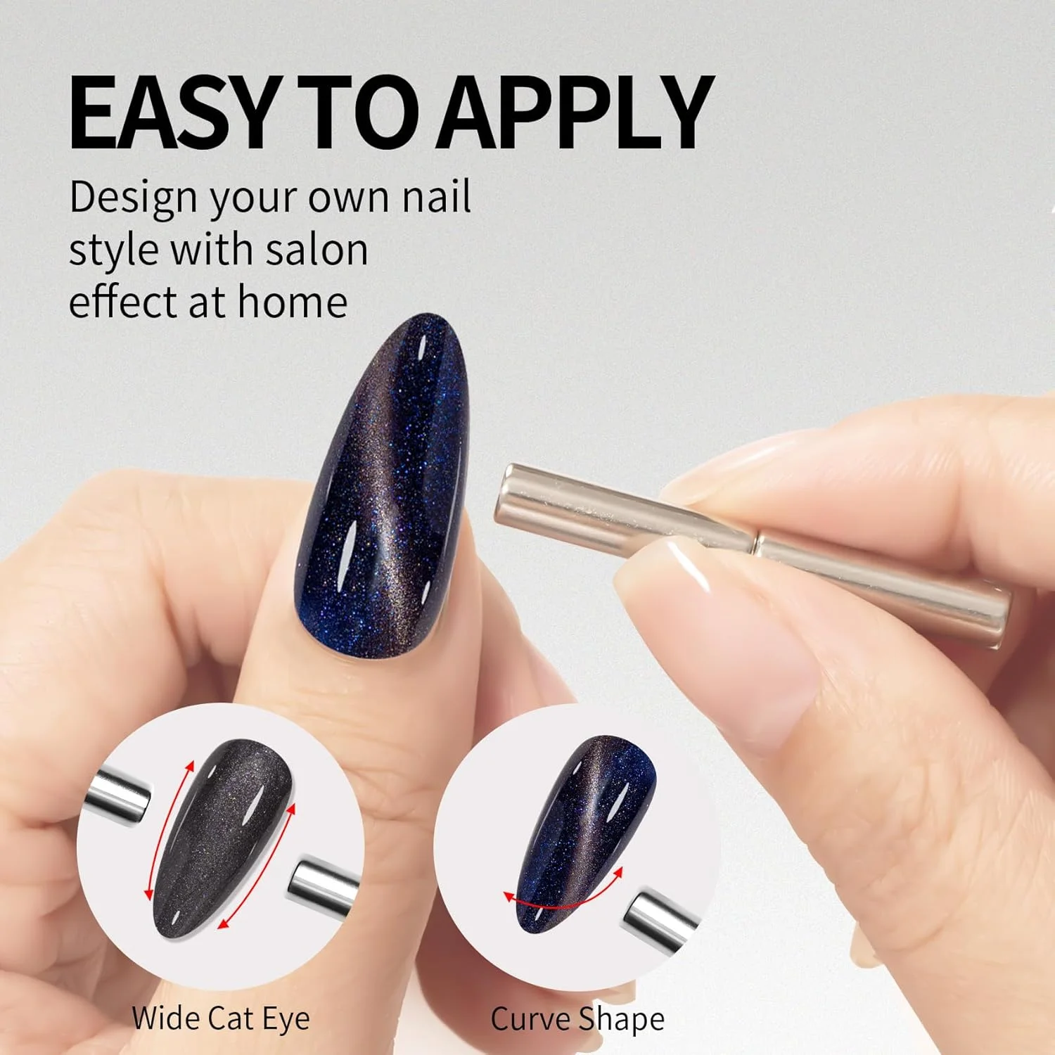 لاک ژل چشم گربه ای مایچائو 15 میلی لیتر، 1 عدد لاک ناخن مغناطیسی کهکشانی با آهنربا، لاک ژل چشم گربه ای هولوگرافیک برای طراحی ناخن، مانیکور، سالن، DIY در خانه لاک ژل چشم گربه ای مایچائو 15 میلی لیتر، 1 عدد لاک ناخن مغناطیسی کهکشانی با آهنربا، لاک ژل چشم گربه ای هولوگرافیک برای طراحی ناخن، مانیکور، سالن، DIY در خانه