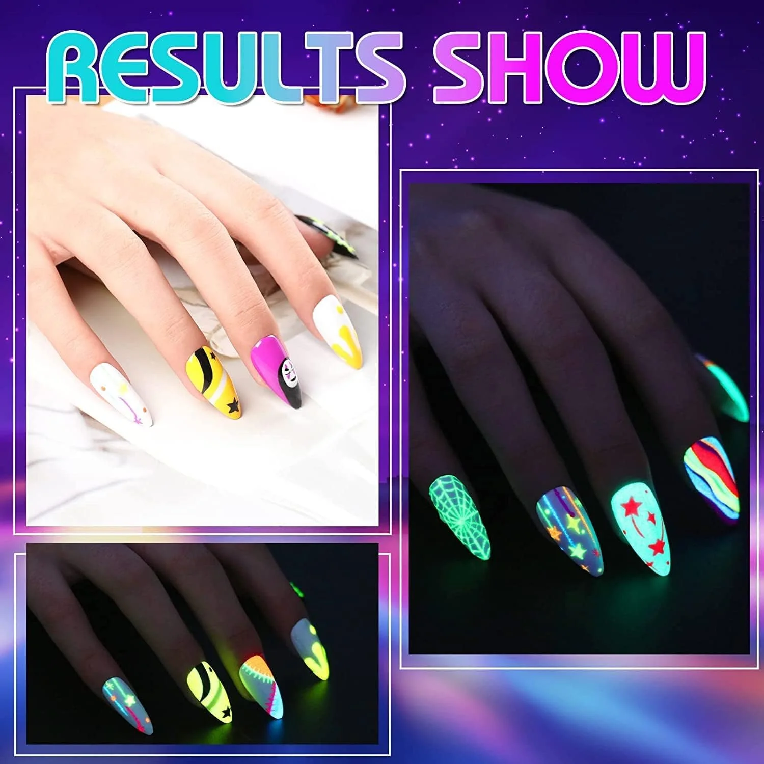 ست لاک ژل طراحی ناخن رنگی درخشان، ژل شبتاب 12 رنگ، ژل طراحی نئونی برای طراحی ناخن، لاک ژل طراحی ناخن UV LED، ست لاک ناخن برای مهمانی ست لاک ژل طراحی ناخن رنگی درخشان، ژل شبتاب 12 رنگ، ژل طراحی نئونی برای طراحی ناخن، لاک ژل طراحی ناخن UV LED، ست لاک ناخن برای مهمانی