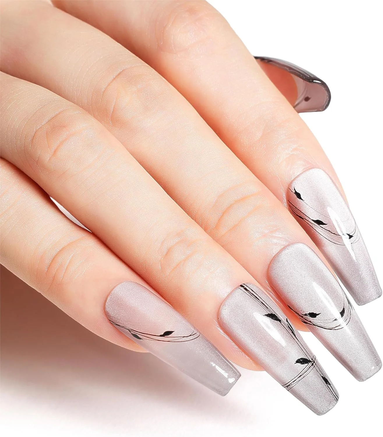 لاک ژل چشم گربه ای UV آیمیلی 8 میلی لیتر 6 رنگ، ست لاک ناخن مغناطیسی 6-58