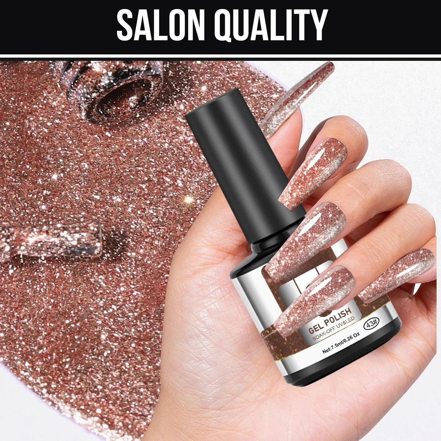 ست لاک ژل ناخن NALACAL، ست کیت لاک ژل UV LED رنگی اکلیلی، لاک ژل خیساندنی طراحی هنر ناخن هدیه برای دختران زنان DIY خانگی 6 عددی ست لاک ژل ناخن NALACAL، ست کیت لاک ژل UV LED رنگی اکلیلی، لاک ژل خیساندنی طراحی هنر ناخن هدیه برای دختران زنان DIY خانگی 6 عددی