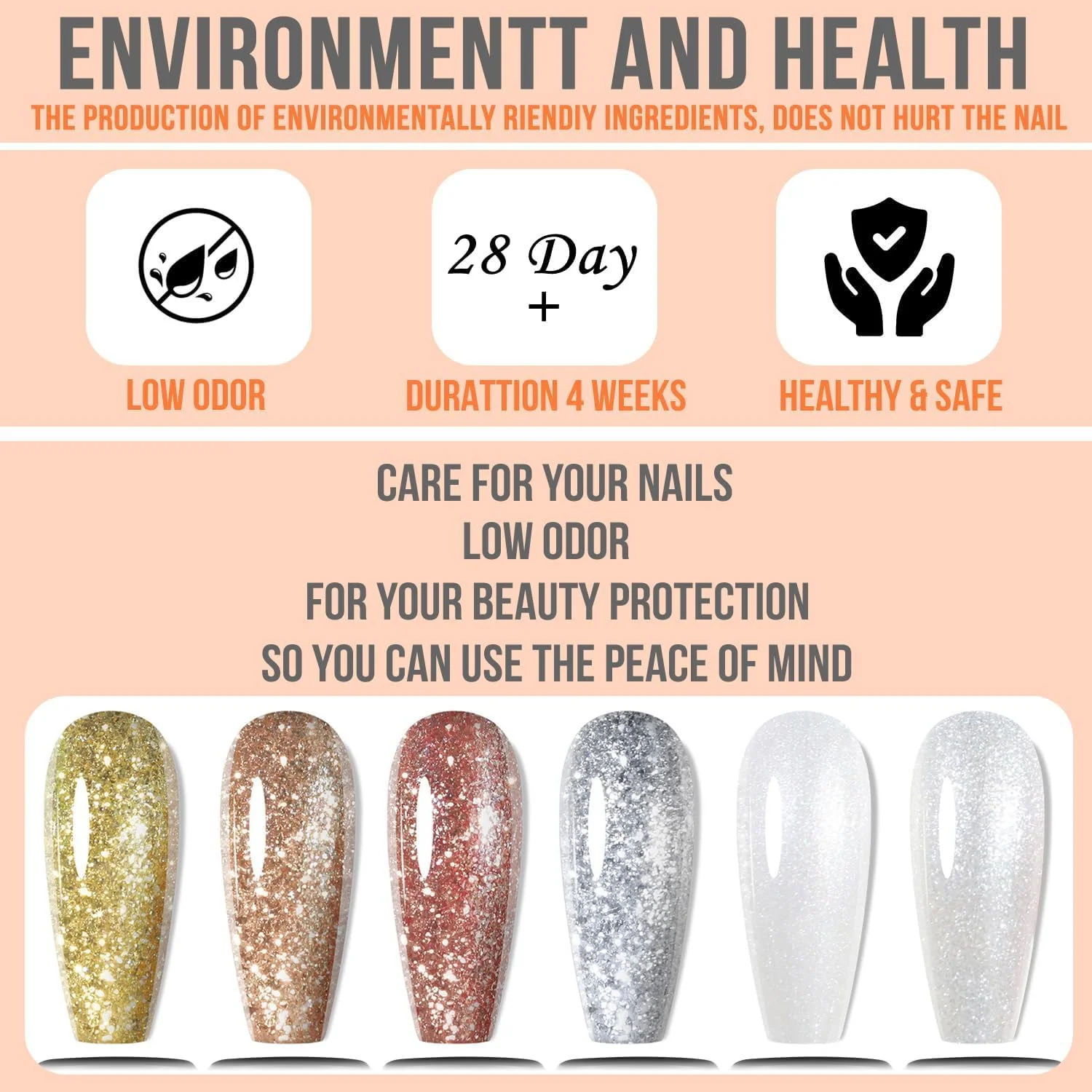 ست لاک ژل ناخن NALACAL، ست کیت لاک ژل UV LED رنگی اکلیلی، لاک ژل خیساندنی طراحی هنر ناخن هدیه برای دختران زنان DIY خانگی 6 عددی ست لاک ژل ناخن NALACAL، ست کیت لاک ژل UV LED رنگی اکلیلی، لاک ژل خیساندنی طراحی هنر ناخن هدیه برای دختران زنان DIY خانگی 6 عددی