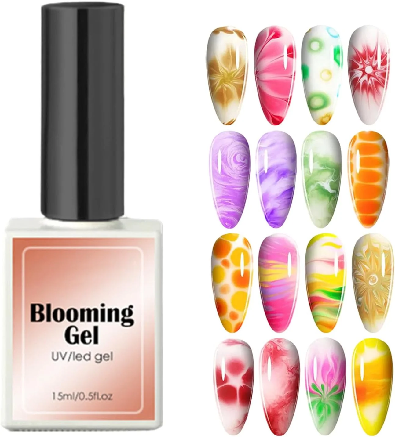 ژل شکوفه دهنده، 15 میلی لیتر لاک ناخن با اثر پخش شوندگی شفاف - ژل طراحی سریع خشک شونده برای هنر ناخن، لوازم جانبی سالن ها، مناسب برای مادر، دختر، همسر و دوست دختر ژل شکوفه دهنده، 15 میلی لیتر لاک ناخن با اثر پخش شوندگی شفاف - ژل طراحی سریع خشک شونده برای هنر ناخن، لوازم جانبی سالن ها، مناسب برای مادر، دختر، همسر و دوست دختر