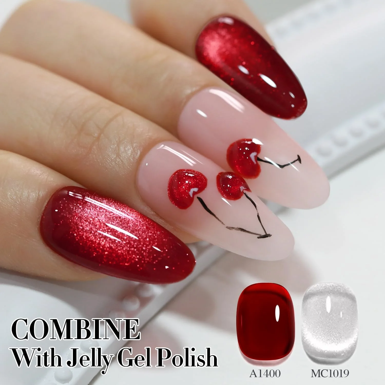 لاک ژل چشم گربه ای دابل ریتم 15 میلی لیتری با آهنربا، اکلیلی هولوگرافیک، رنگ ژله ای نیمه شفاف مغناطیسی، مناسب استفاده در سالن و منزل (نقره ای-MC1019) لاک ژل چشم گربه ای دابل ریتم 15 میلی لیتری با آهنربا، اکلیلی هولوگرافیک، رنگ ژله ای نیمه شفاف مغناطیسی، مناسب استفاده در سالن و منزل (نقره ای-MC1019)