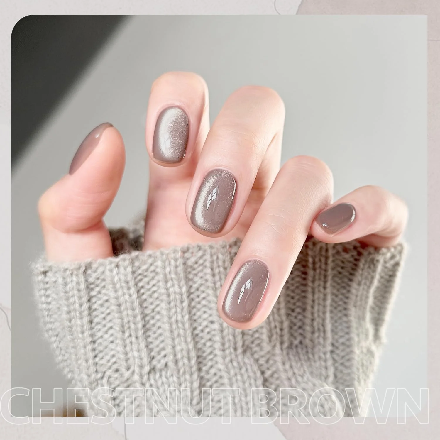 لاک ژل چشم گربه ای شیشه ای GAOY، لاک ناخن اکلیلی هولوگرافیک 16 میلی لیتری با آهنربا، ژل UV بازتابنده شفاف، 2061 قهوه ای شاه بلوطی لاک ژل چشم گربه ای شیشه ای GAOY، لاک ناخن اکلیلی هولوگرافیک 16 میلی لیتری با آهنربا، ژل UV بازتابنده شفاف، 2061 قهوه ای شاه بلوطی