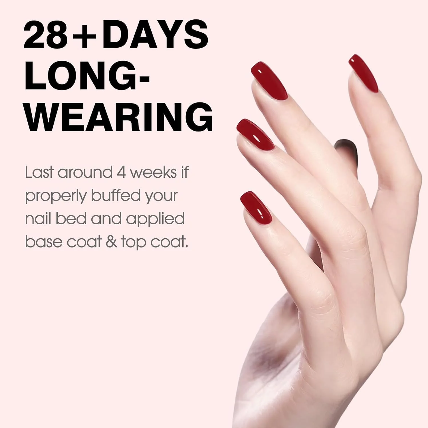 لاک ژل قرمز CANNI، یک عدد لاک ژل ناخن قرمز تیره با براقیت بالا، خیساندن UV، مانیکور ناخن فرانسوی، سالن DIY