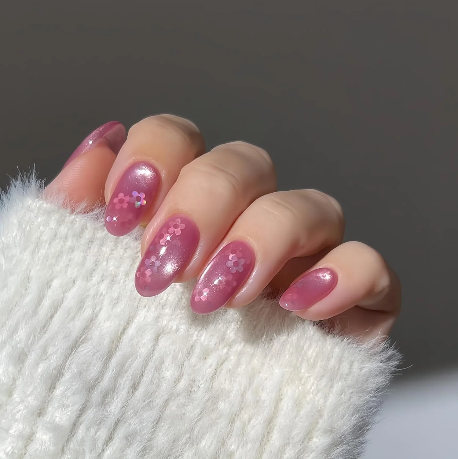 لاک ژل چشم گربه ای شیشه ای سنونسکی با آهنربا 15 میلی لیتر، کهکشانی سه بعدی مغناطیسی اکلیلی شفاف رنگی، مناسب استفاده در سالن و منزل (صورتی، MY1-005)