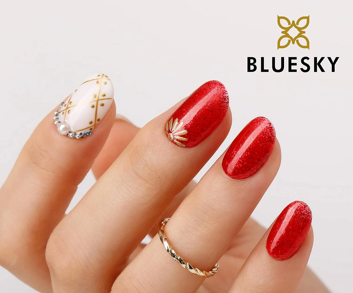 لاک ژل ناخن بلواسکی، Santa Red Dream Bsh028، اکلیلی، ماندگاری طولانی، مقاوم در برابر لب پر شدن، 10 میلی لیتر (نیاز به خشک شدن زیر لامپ UV LED)