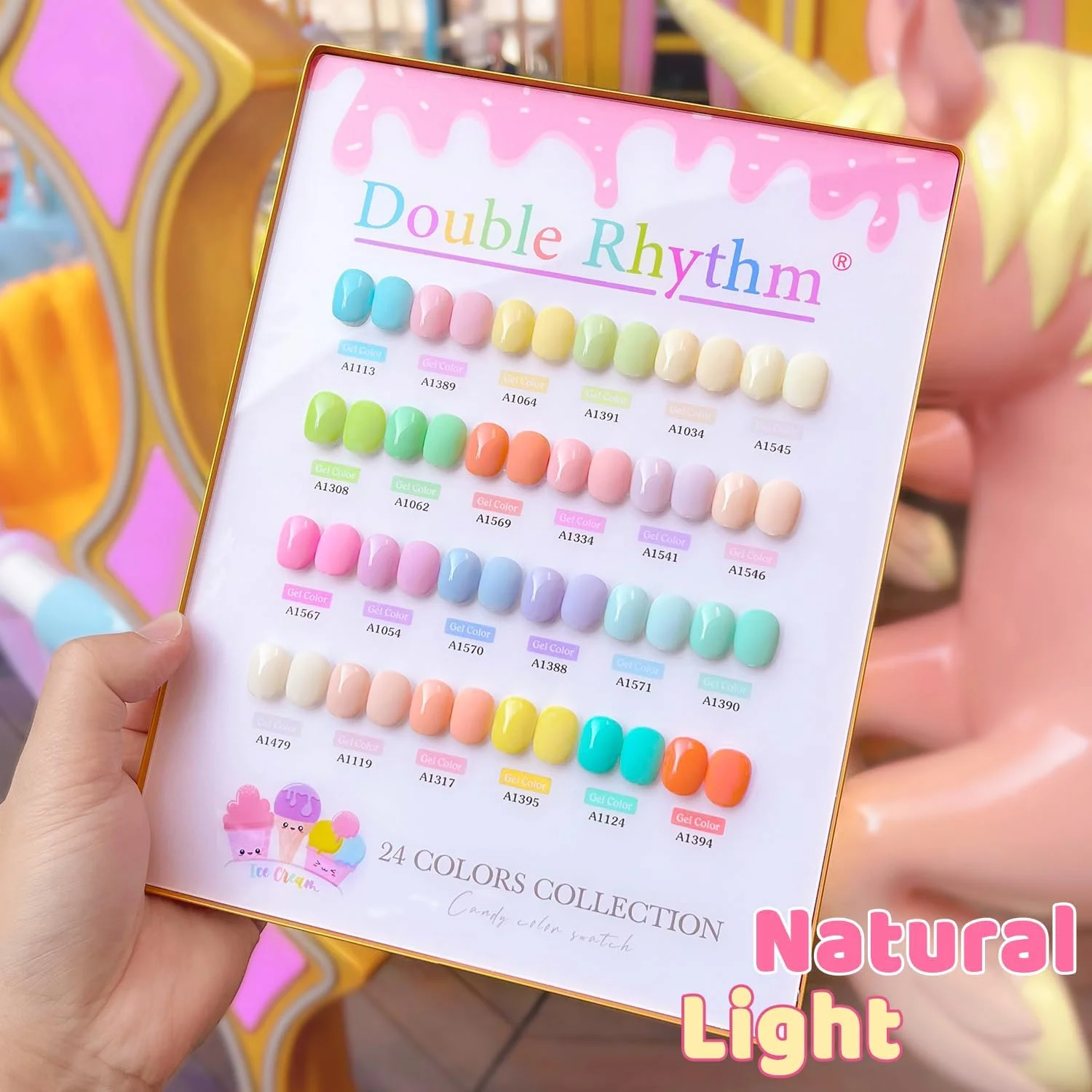 مجموعه لاک ژل 28 عددی Double Rhythm، 15 میلی لیتری، رنگ های مشابه، لاک ژل خیس شونده، مناسب طراحی ناخن، مانیکور، سالن، استفاده شخصی در خانه برای بانوان (مجموعه پاستیلی آبنباتی - T24-5)