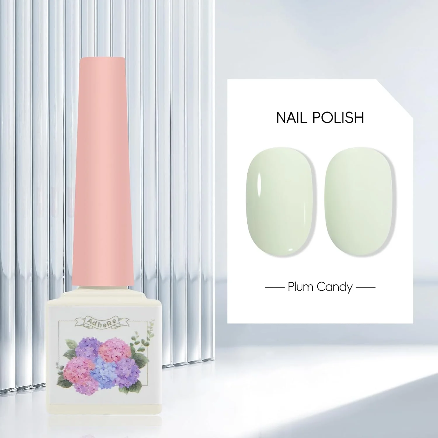 لاک ژل ناخن UV LED سری ADHERE با طرح آبنباتی - ۱۲ میلی لیتر، ۱ عدد لاک ژل خیساندنی برای طراحی ناخن، مناسب برای استفاده در خانه و سالن (آبنبات آلویی) لاک ژل ناخن UV LED سری ADHERE با طرح آبنباتی - ۱۲ میلی لیتر، ۱ عدد لاک ژل خیساندنی برای طراحی ناخن، مناسب برای استفاده در خانه و سالن (آبنبات آلویی)