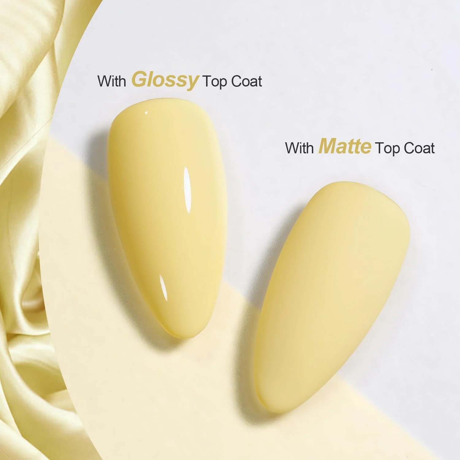 لاک ژل پاستلی GAOY، لاک ژل ۱۶ میلی لیتری خشک شونده با نور UV برای طراحی ناخن بهاری و تابستانی با رنگ های ملایم و طرح های DIY، رنگ زرد روشن ماکارون ۱۶۵۱ لاک ژل پاستلی GAOY، لاک ژل ۱۶ میلی لیتری خشک شونده با نور UV برای طراحی ناخن بهاری و تابستانی با رنگ های ملایم و طرح های DIY، رنگ زرد روشن ماکارون ۱۶۵۱