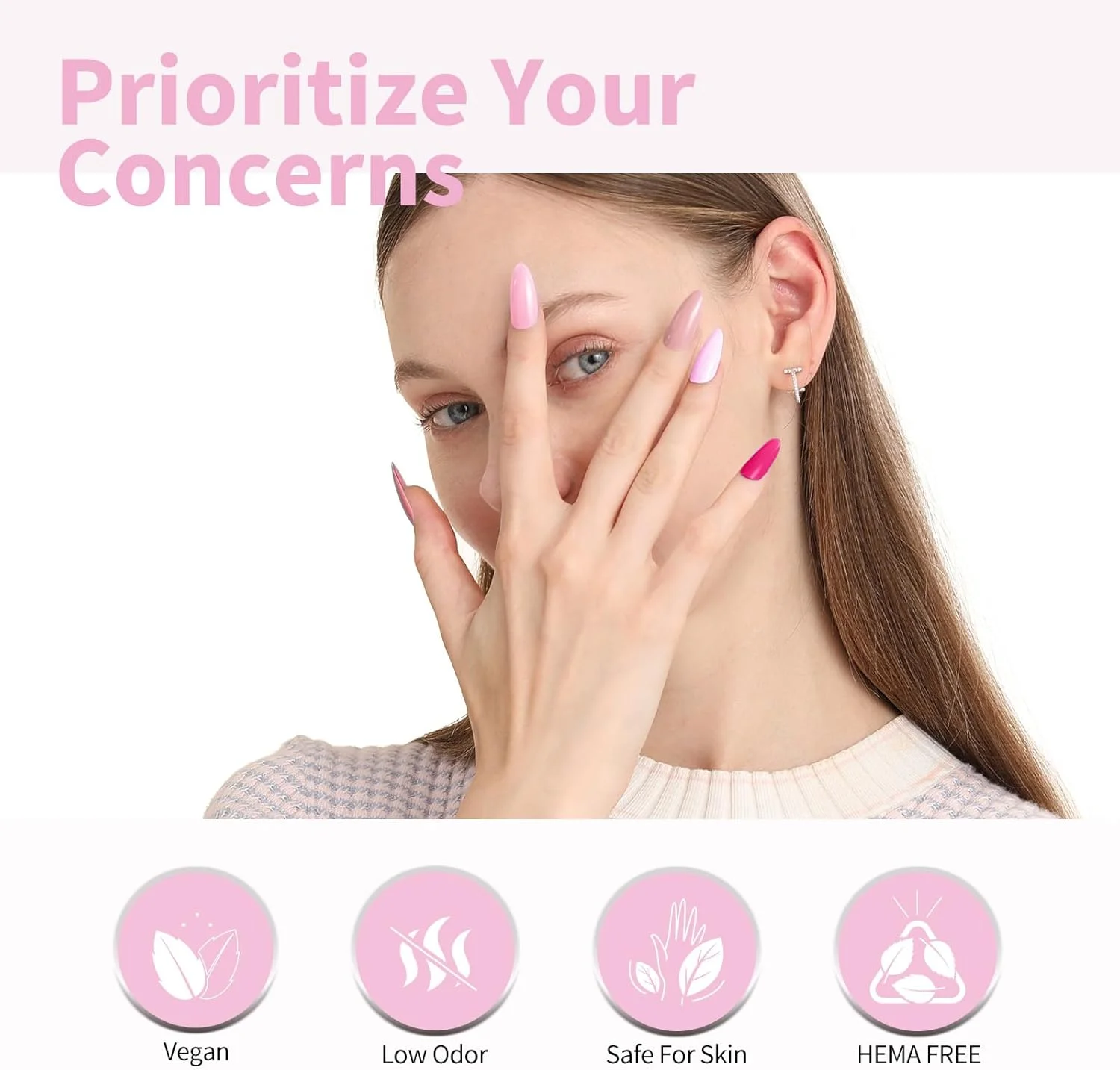 ست لاک ژل 9 میلی لیتری CANNI بدون Hema - ست مانیکور لاک ژل صورتی روشن 6 عددی، لاک LED Soak Off برای DIY در خانه، هدیه سالن برای زنان و دختران ست لاک ژل 9 میلی لیتری CANNI بدون Hema - ست مانیکور لاک ژل صورتی روشن 6 عددی، لاک LED Soak Off برای DIY در خانه، هدیه سالن برای زنان و دختران