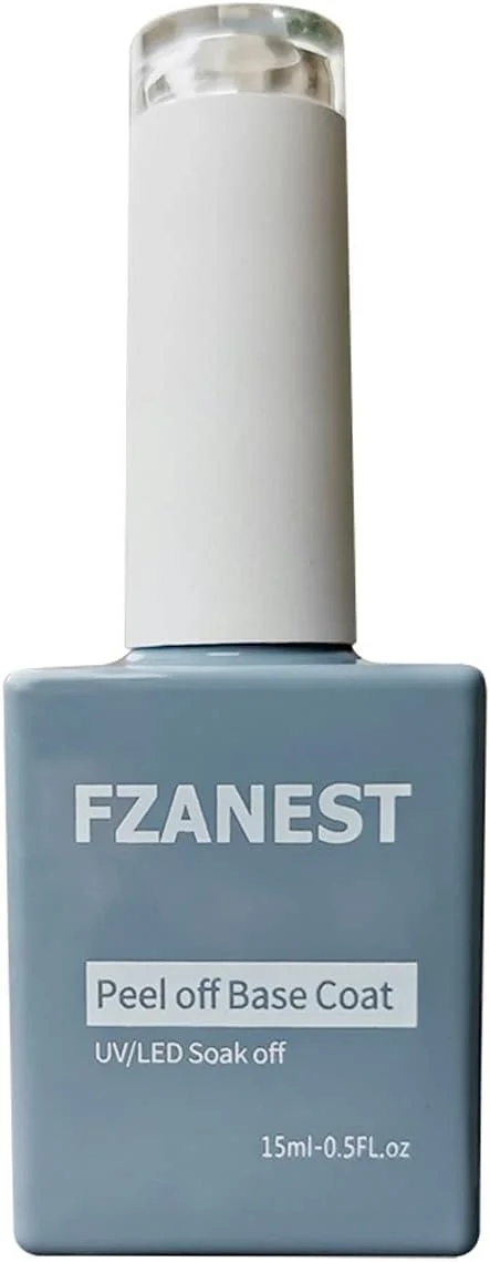 لاک پایه ژلی جداشدنی FZANEST، ۱۵ میلی لیتر، لاک ژل پایه جداشدنی با نور UV LED، غیر سمی، وگان و بدون تست حیوانی