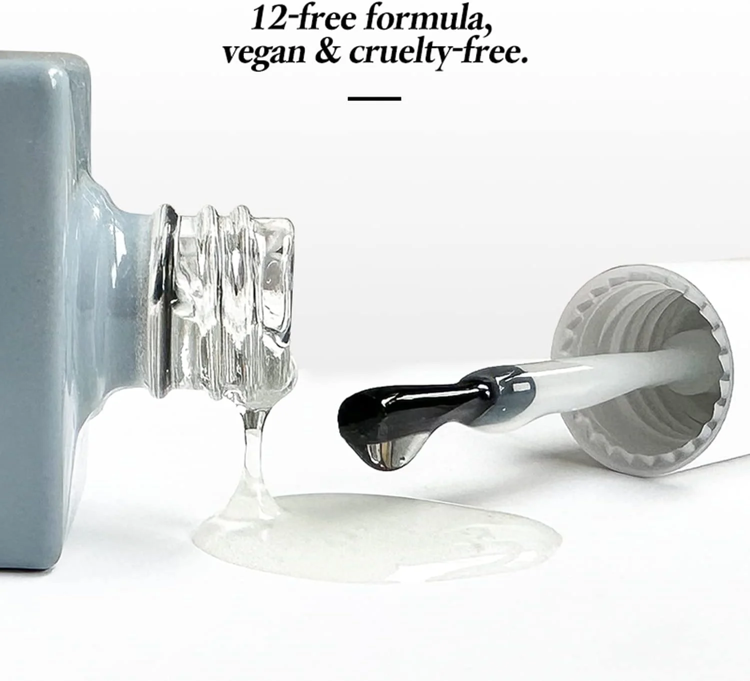 لاک پایه ژلی جداشدنی FZANEST، ۱۵ میلی لیتر، لاک ژل پایه جداشدنی با نور UV LED، غیر سمی، وگان و بدون تست حیوانی