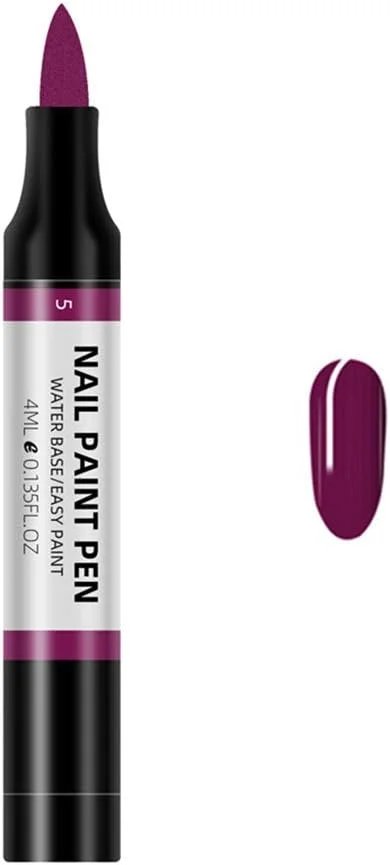 قلم لاک ژل ناخن یک مرحله ای بدون نیاز به بیس و تاپ کت، قلم لاک ژل ناخن خشک شونده سریع، ابزار طراحی ناخن برای زیبایی ناخن زنان و دختران قلم لاک ژل ناخن یک مرحله ای بدون نیاز به بیس و تاپ کت، قلم لاک ژل ناخن خشک شونده سریع، ابزار طراحی ناخن برای زیبایی ناخن زنان و دختران