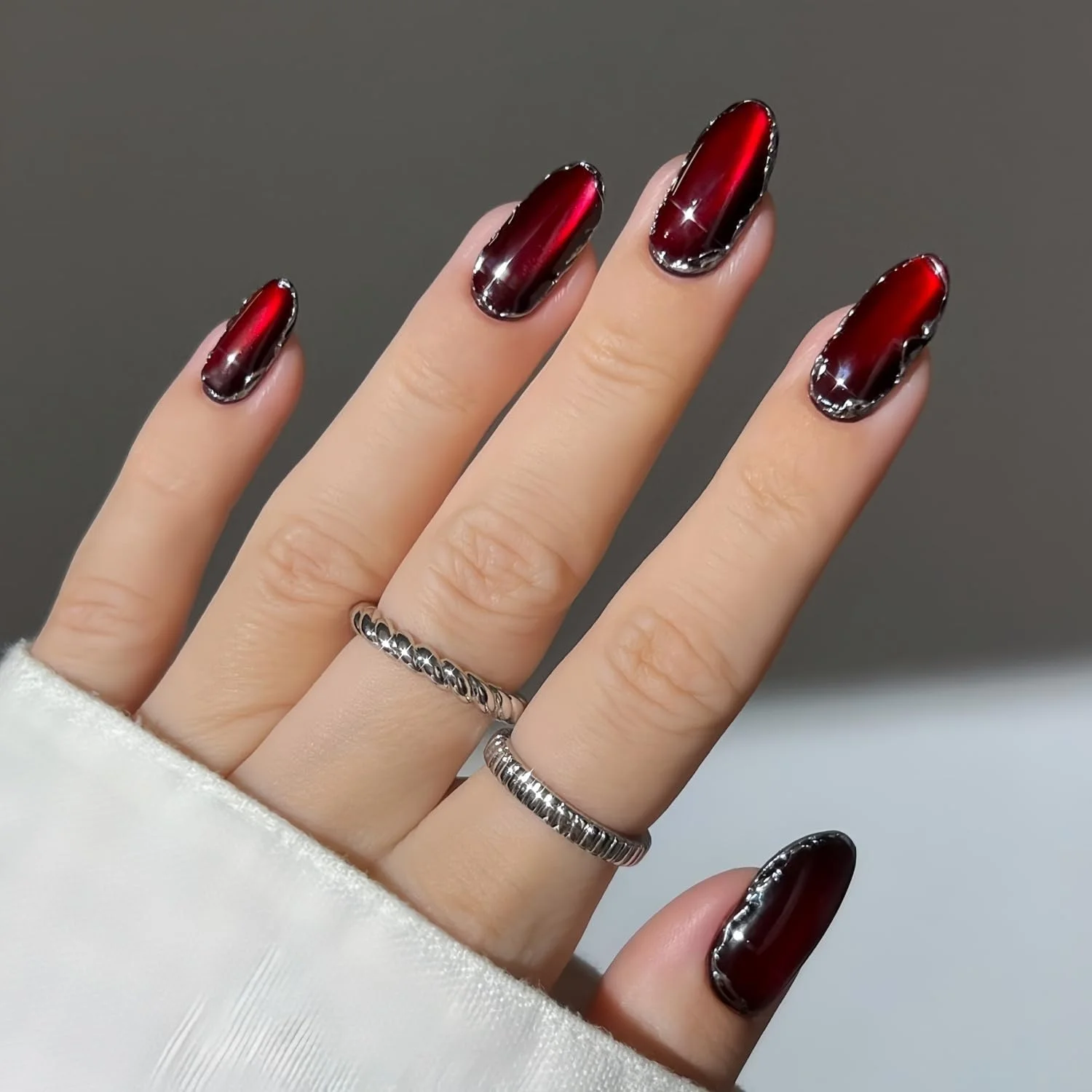 لاک ژل ژله ای مارون Senvenski - رنگ های شفاف قرمز آلبالویی با پوشش شیری ملایم | کیت هنر ناخن گیاهی UV/LED هدیه ای برای مانیکور سالن DIY بانوان (CS2-009)