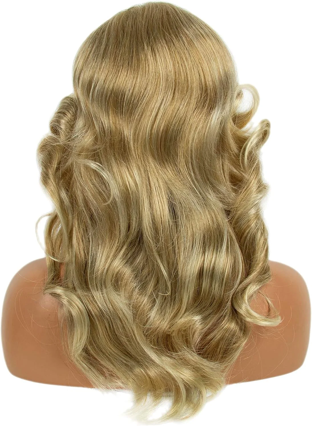 کلاه گیس بلوند زنانه مدل فارا فاوست، کلاه گیس پردار دهه 70، کلاه گیس موی بلند مصنوعی طبیعی برای بانوان، مناسب مهمانی، فشن و استفاده روزانه