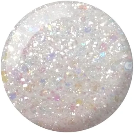 ست لاک ژل DND، مجموعه اکلیلی، لاک ژل UV و لاک ناخن خشک شونده در هوا، ست دوتایی لاک بدون لب پر شدن، 895 Disco Daydream، 15 میلی لیتر