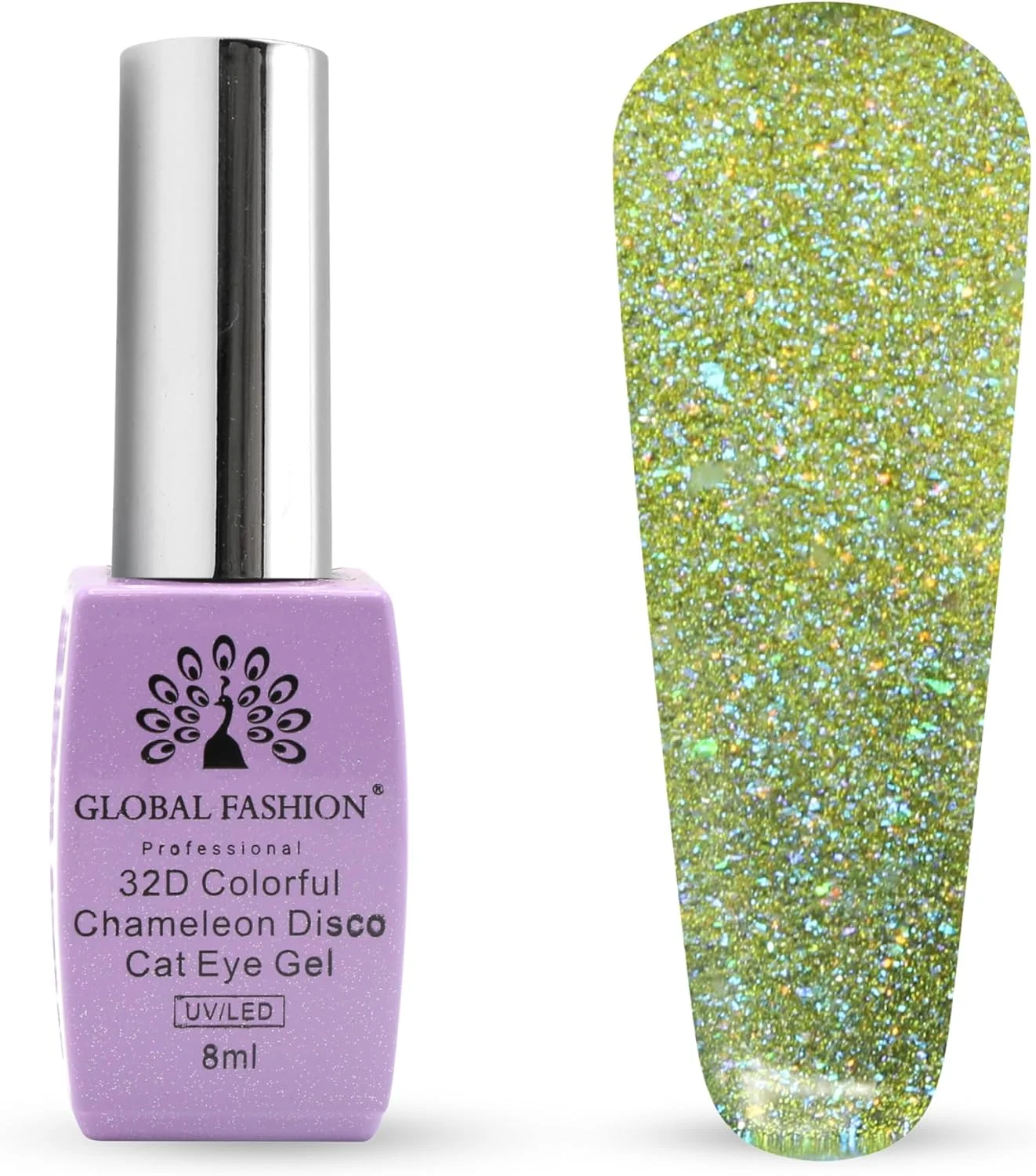 لاک ژل چشم گربه ای آفتابگردان رزی مغناطیسی 32D، لاک ژل UV/LED، اثر دیسکو کهکشانی، درخشش ماندگار، هدیه طراحی ناخن (درخشش کریستال لیمویی، 8 میلی لیتر) لاک ژل چشم گربه ای آفتابگردان رزی مغناطیسی 32D، لاک ژل UV/LED، اثر دیسکو کهکشانی، درخشش ماندگار، هدیه طراحی ناخن (درخشش کریستال لیمویی، 8 میلی لیتر)